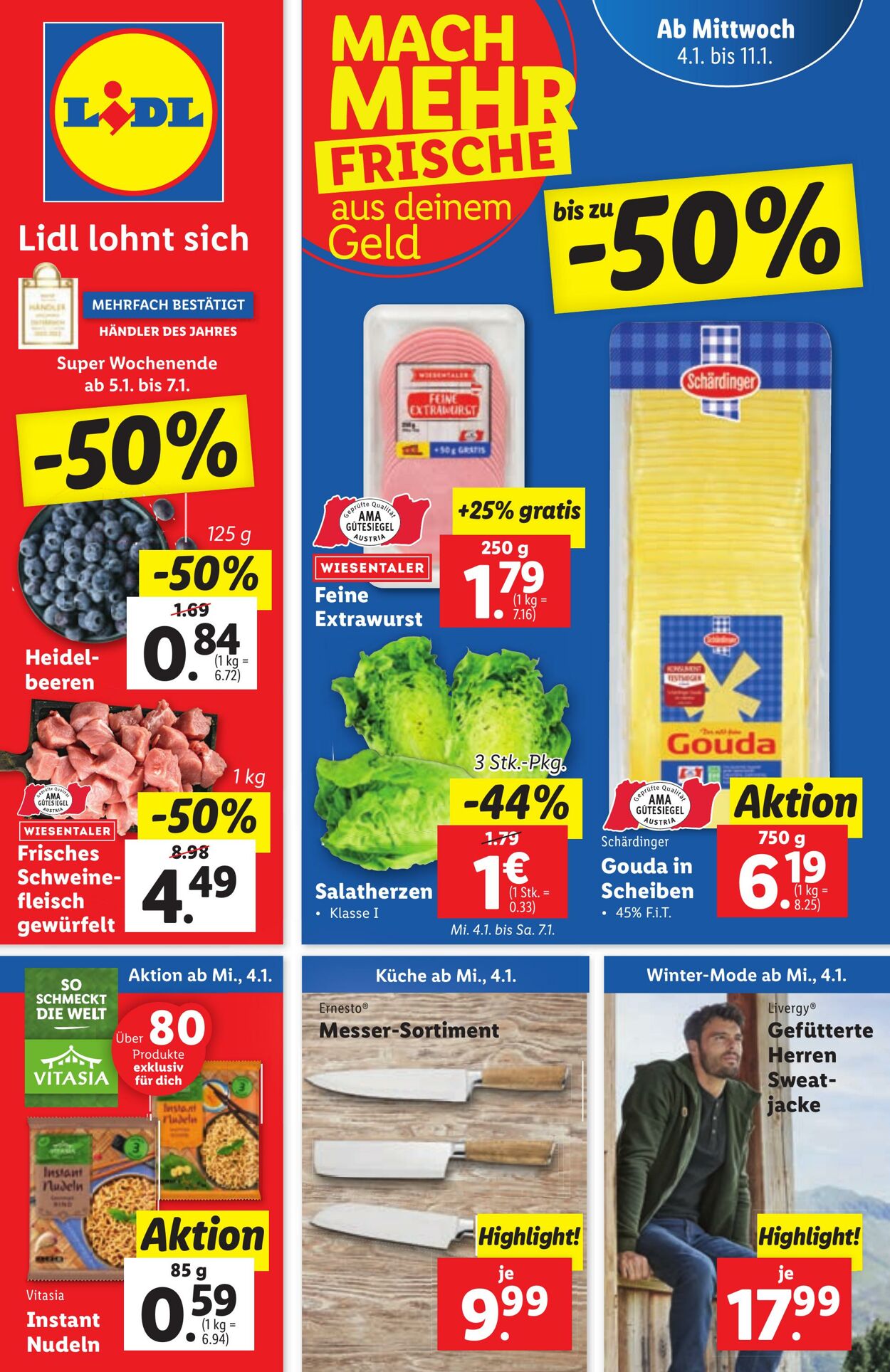 Prospekt Lidl 04.01.2023 - 11.01.2023