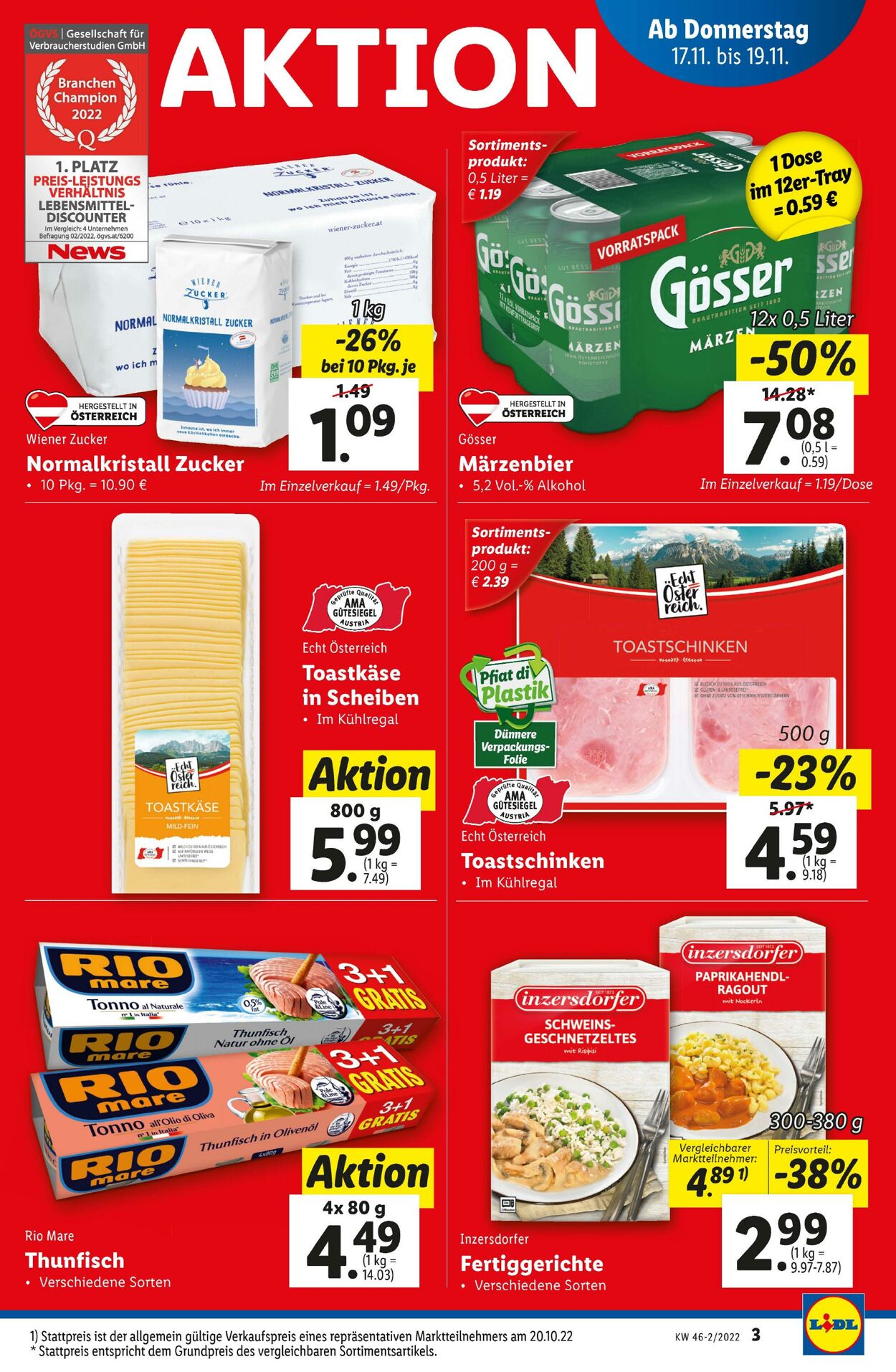 Prospekt Lidl 17.11.2022 - 23.11.2022