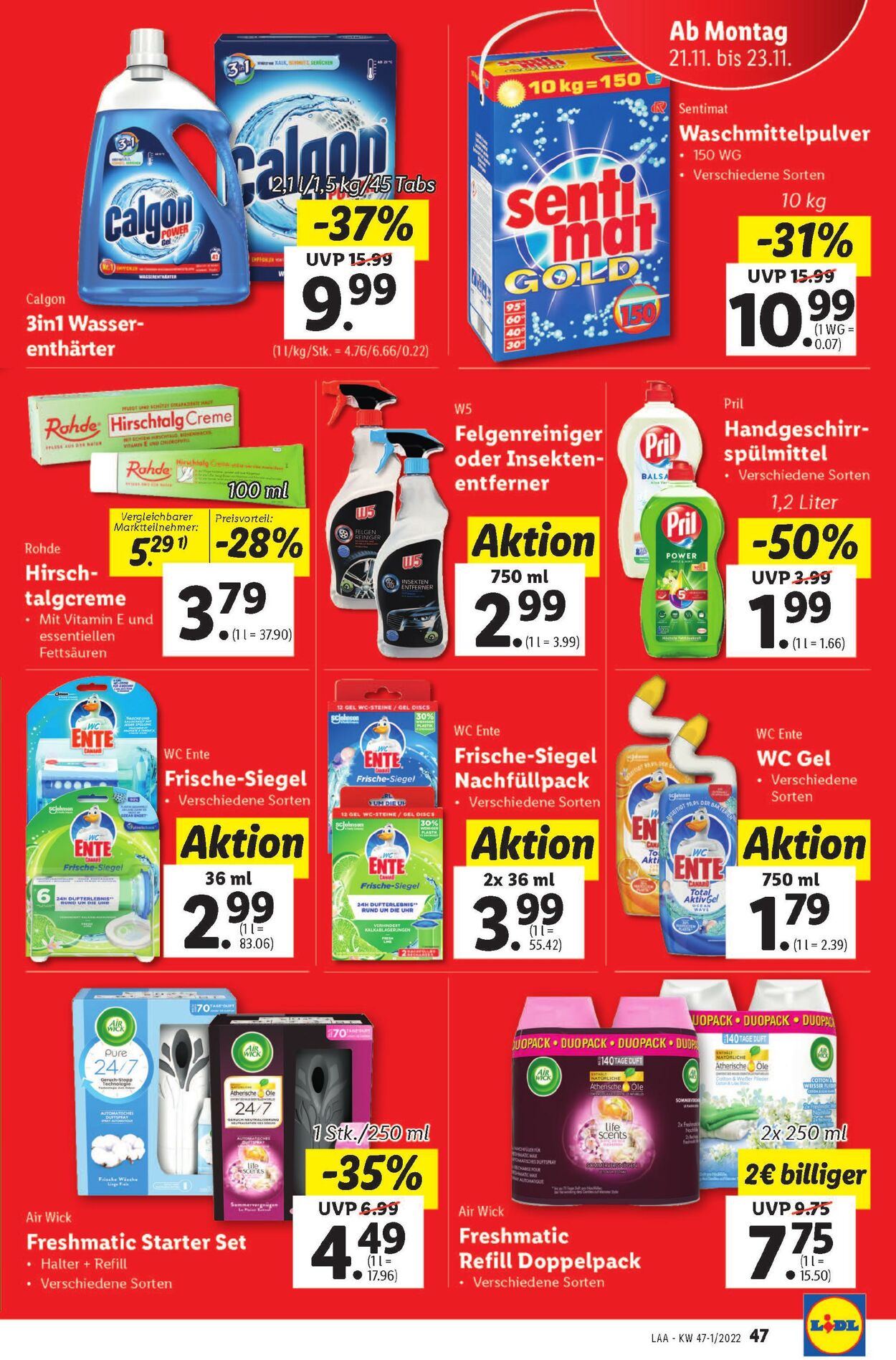 Prospekt Lidl 17.11.2022 - 23.11.2022