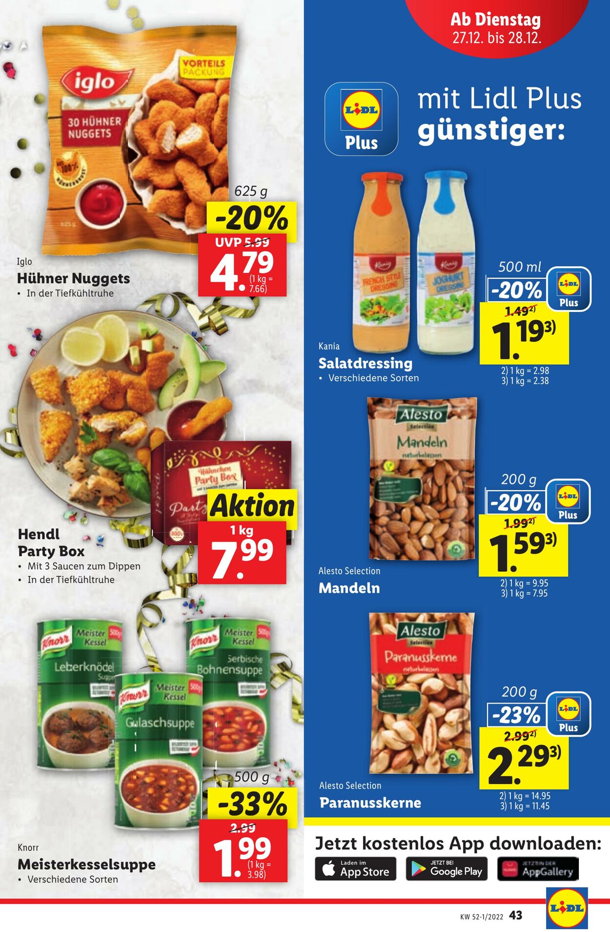 Prospekt Lidl 22.12.2022 - 28.12.2022