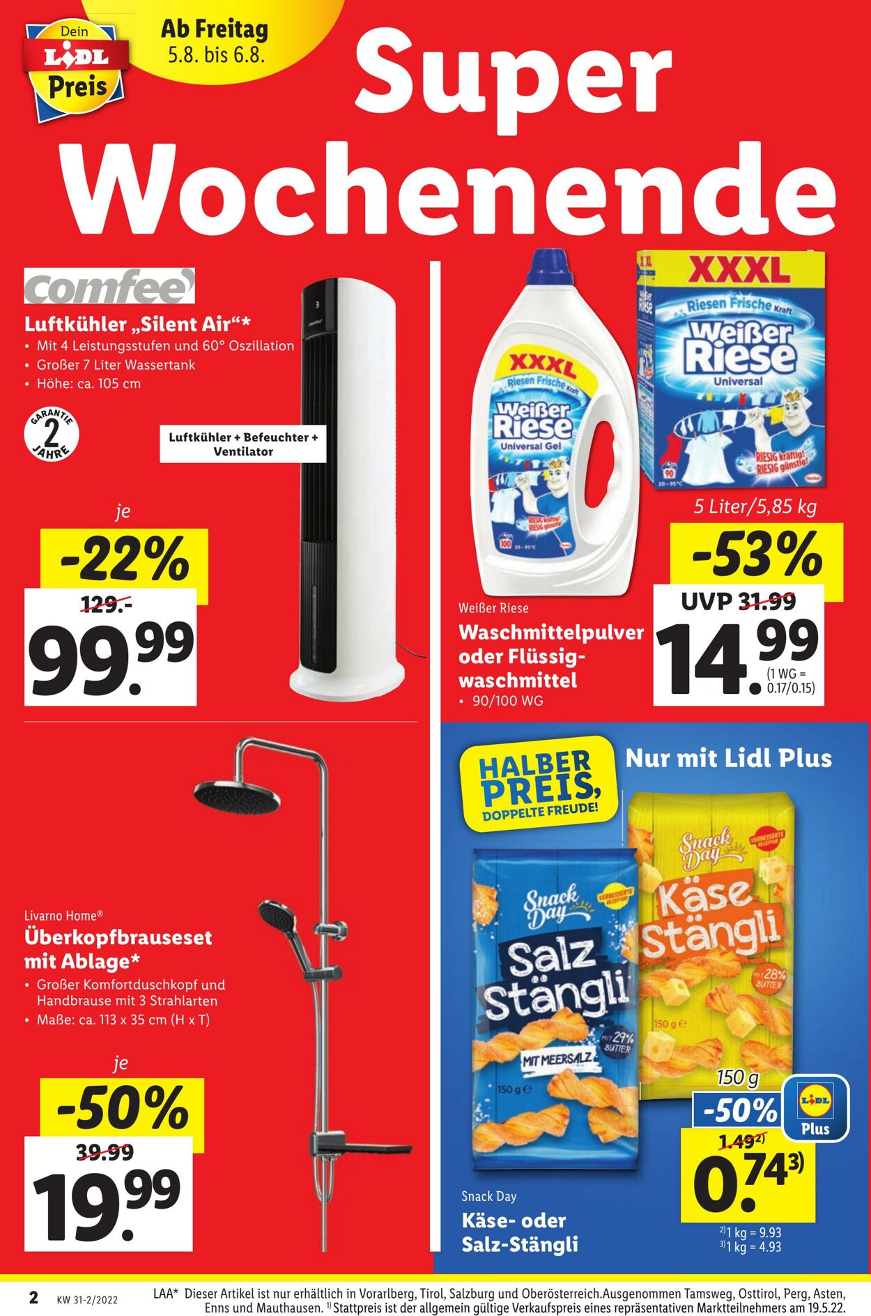 Prospekt Lidl 04.08.2022 - 10.08.2022