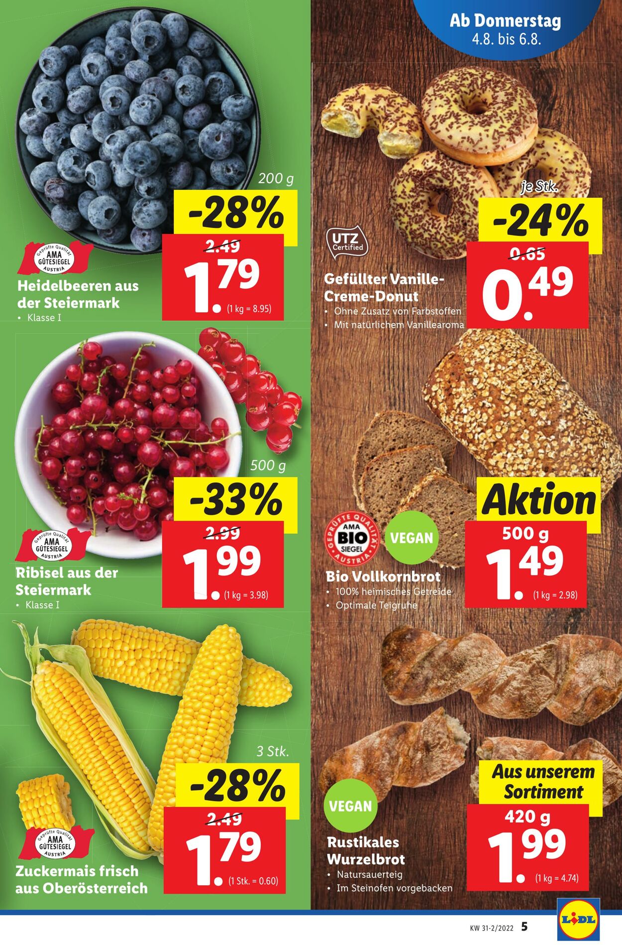 Prospekt Lidl 04.08.2022 - 10.08.2022