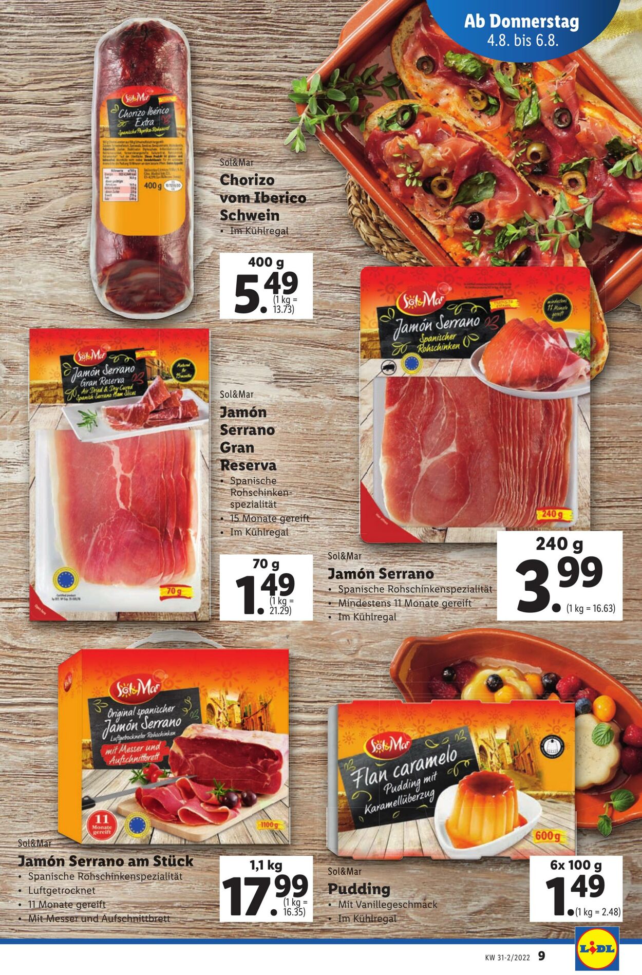 Prospekt Lidl 04.08.2022 - 10.08.2022