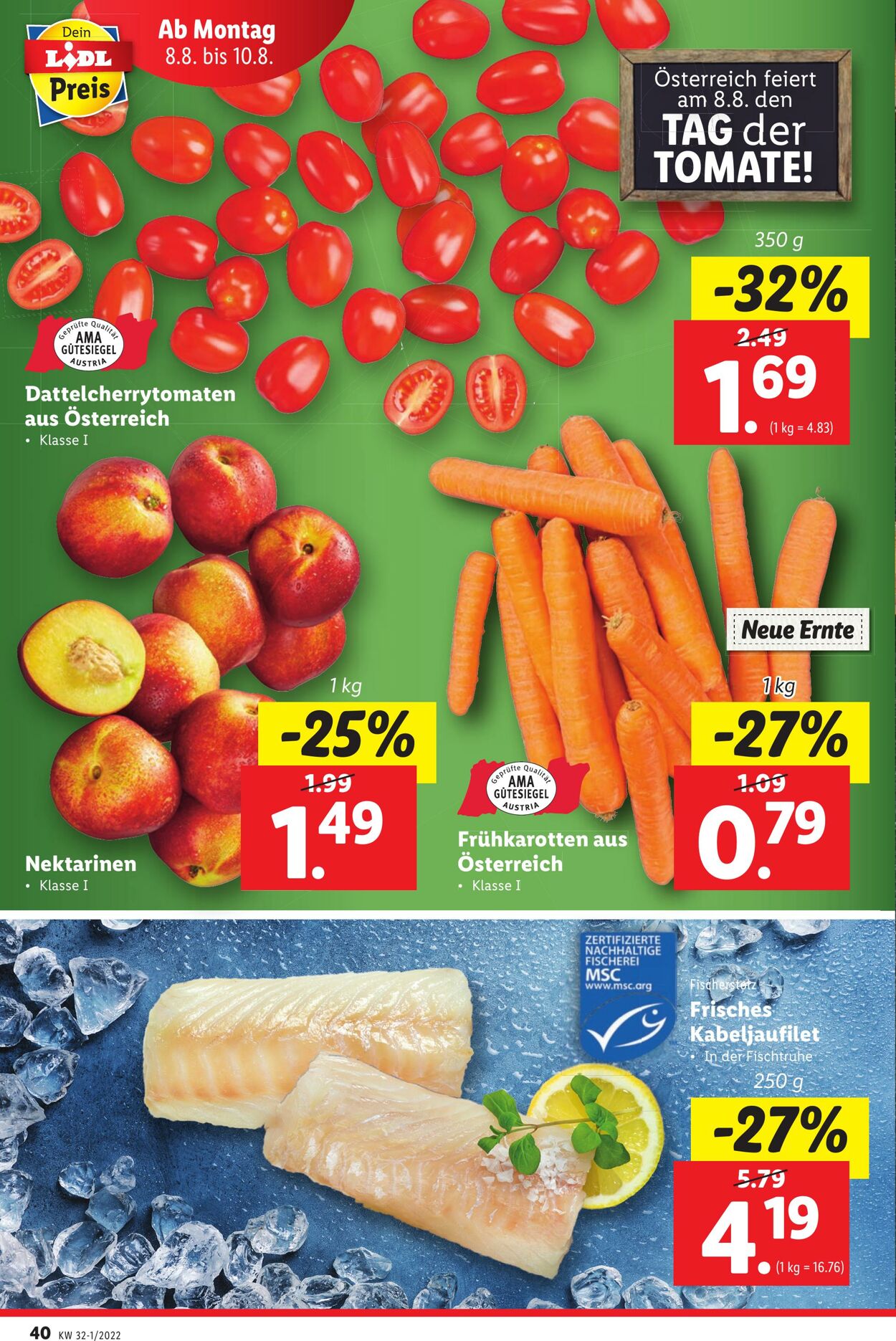 Prospekt Lidl 04.08.2022 - 10.08.2022