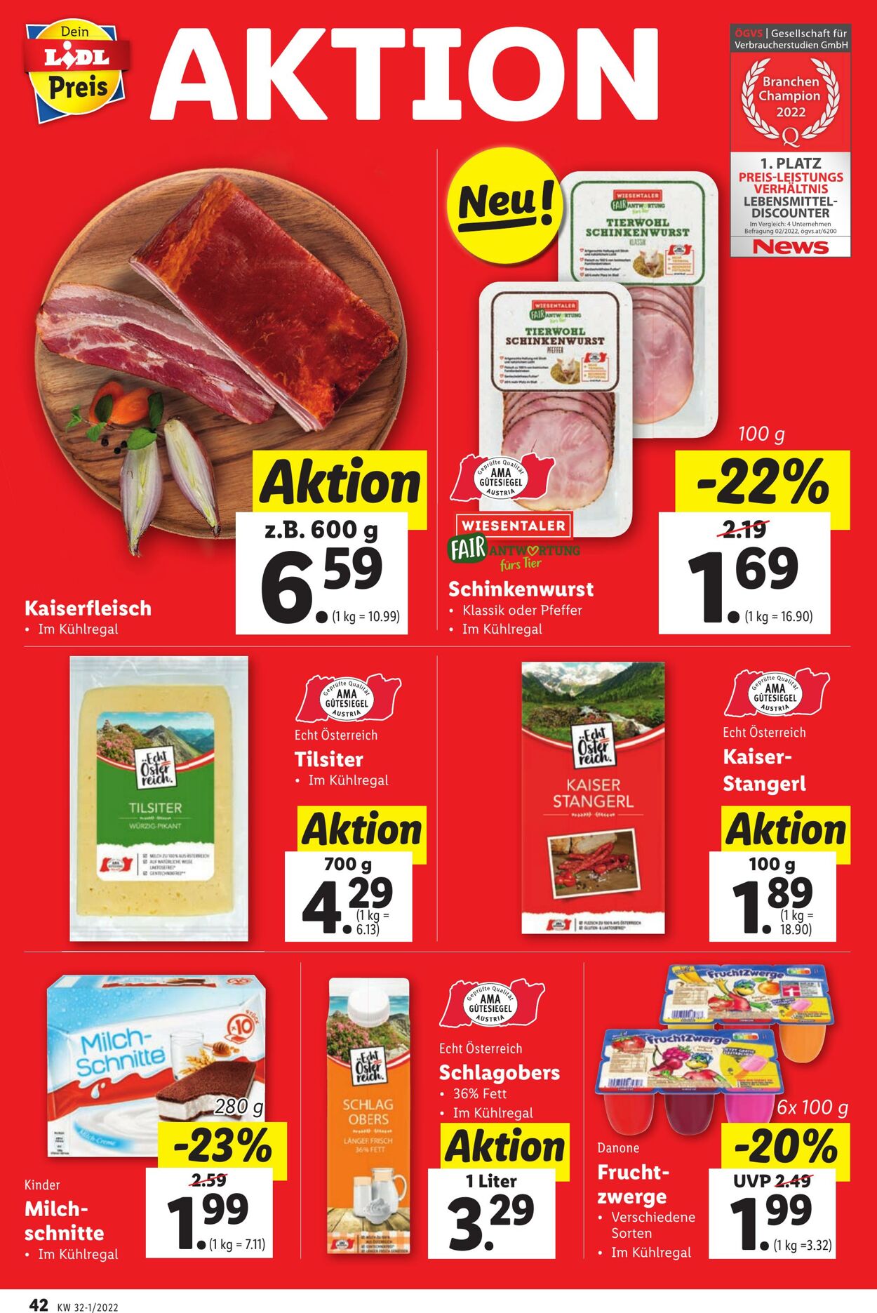 Prospekt Lidl 04.08.2022 - 10.08.2022