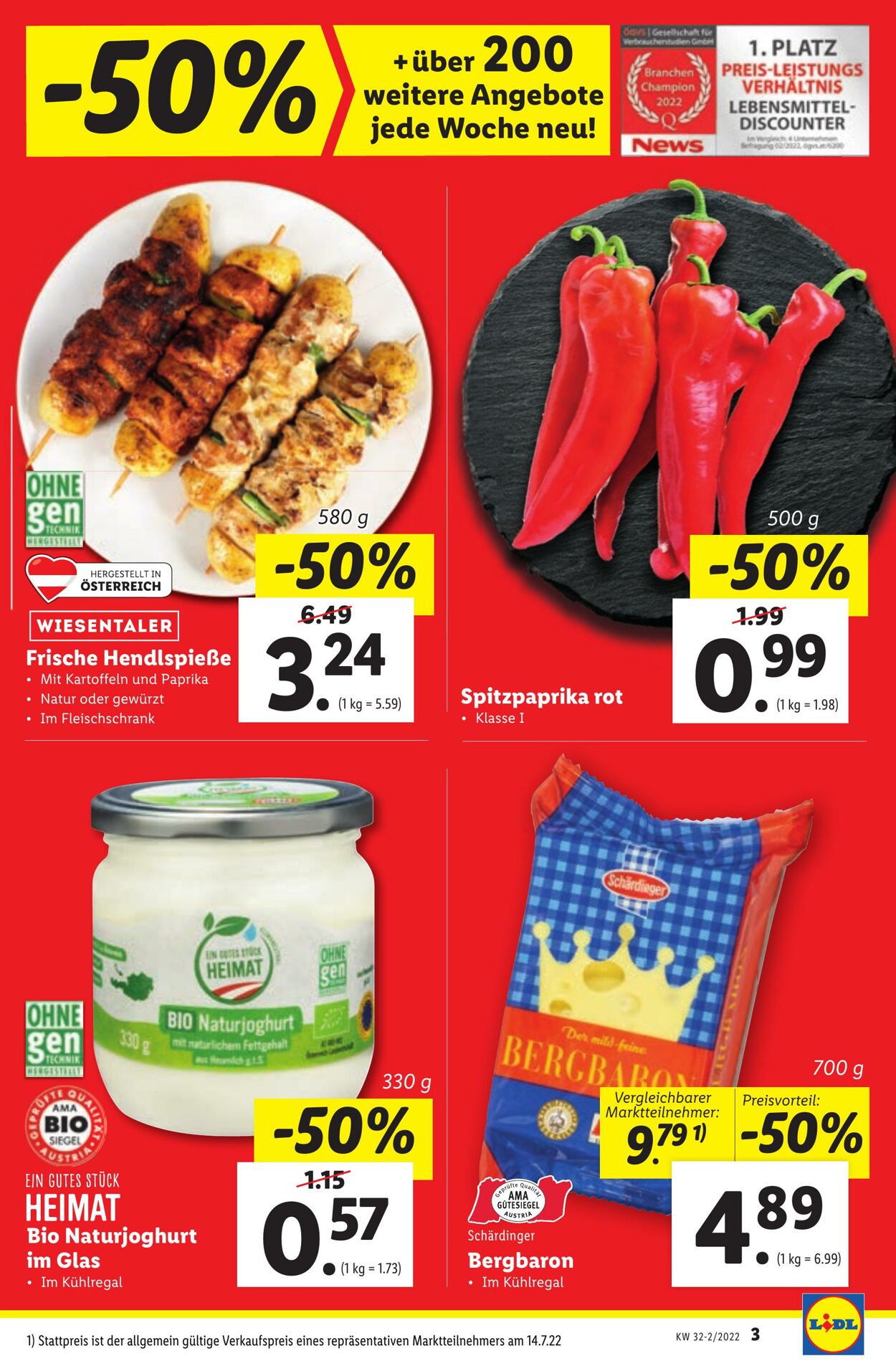 Prospekt Lidl 11.08.2022 - 17.08.2022