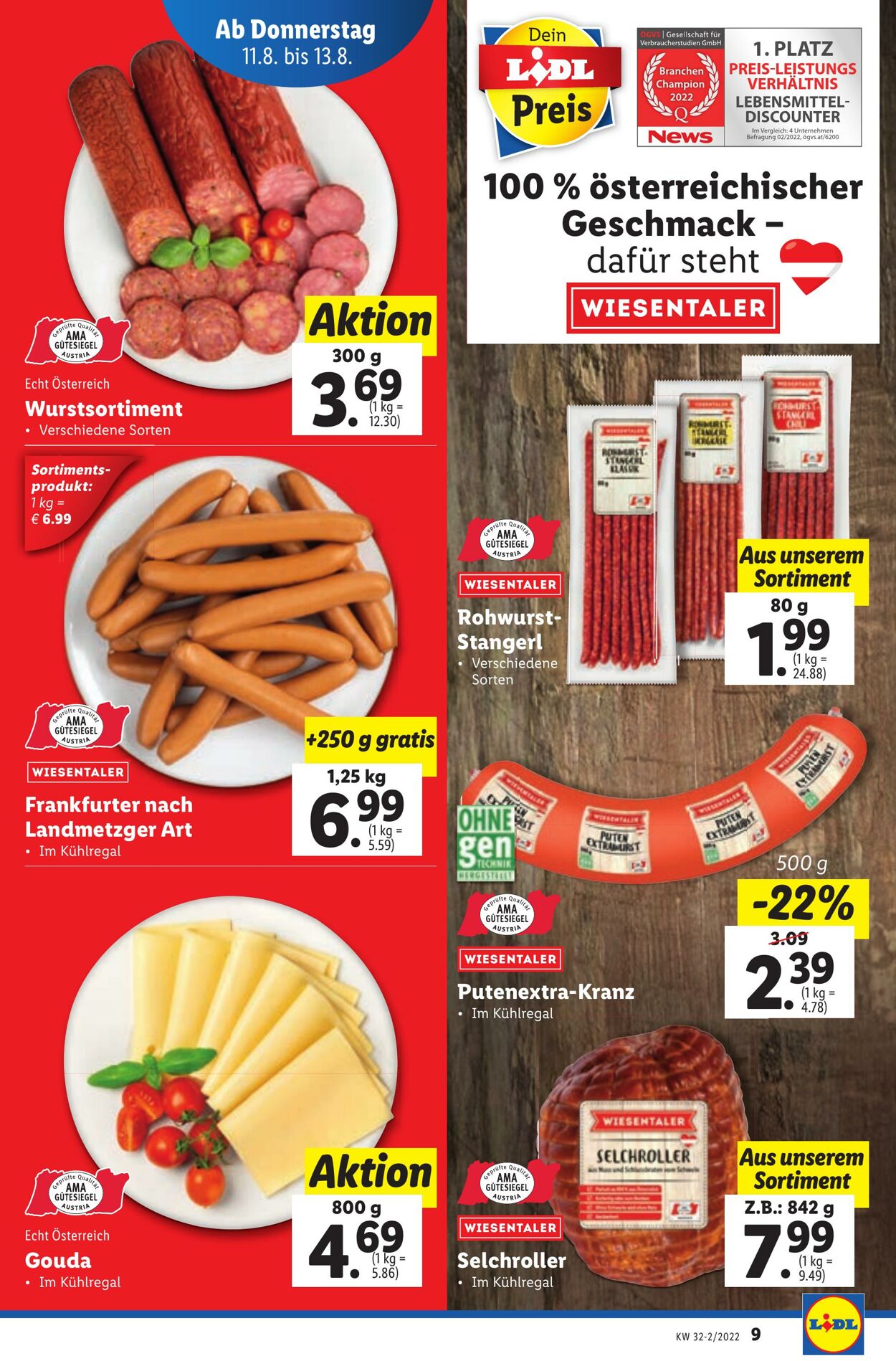 Prospekt Lidl 11.08.2022 - 17.08.2022