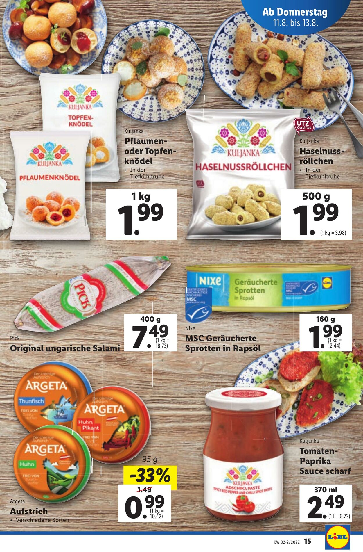 Prospekt Lidl 11.08.2022 - 17.08.2022