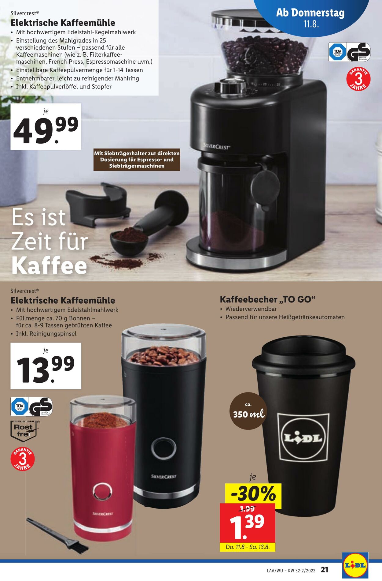 Prospekt Lidl 11.08.2022 - 17.08.2022