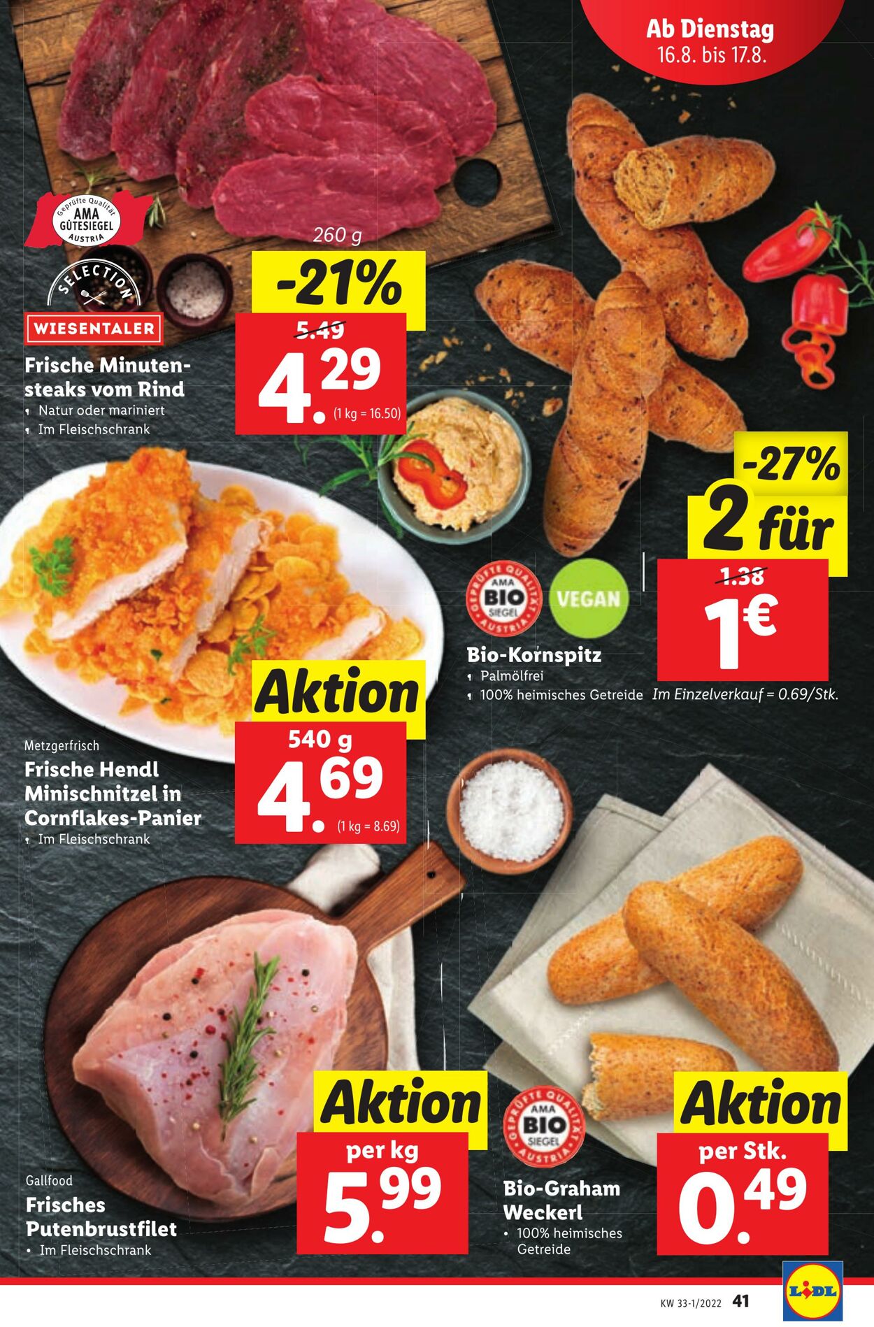 Prospekt Lidl 11.08.2022 - 17.08.2022