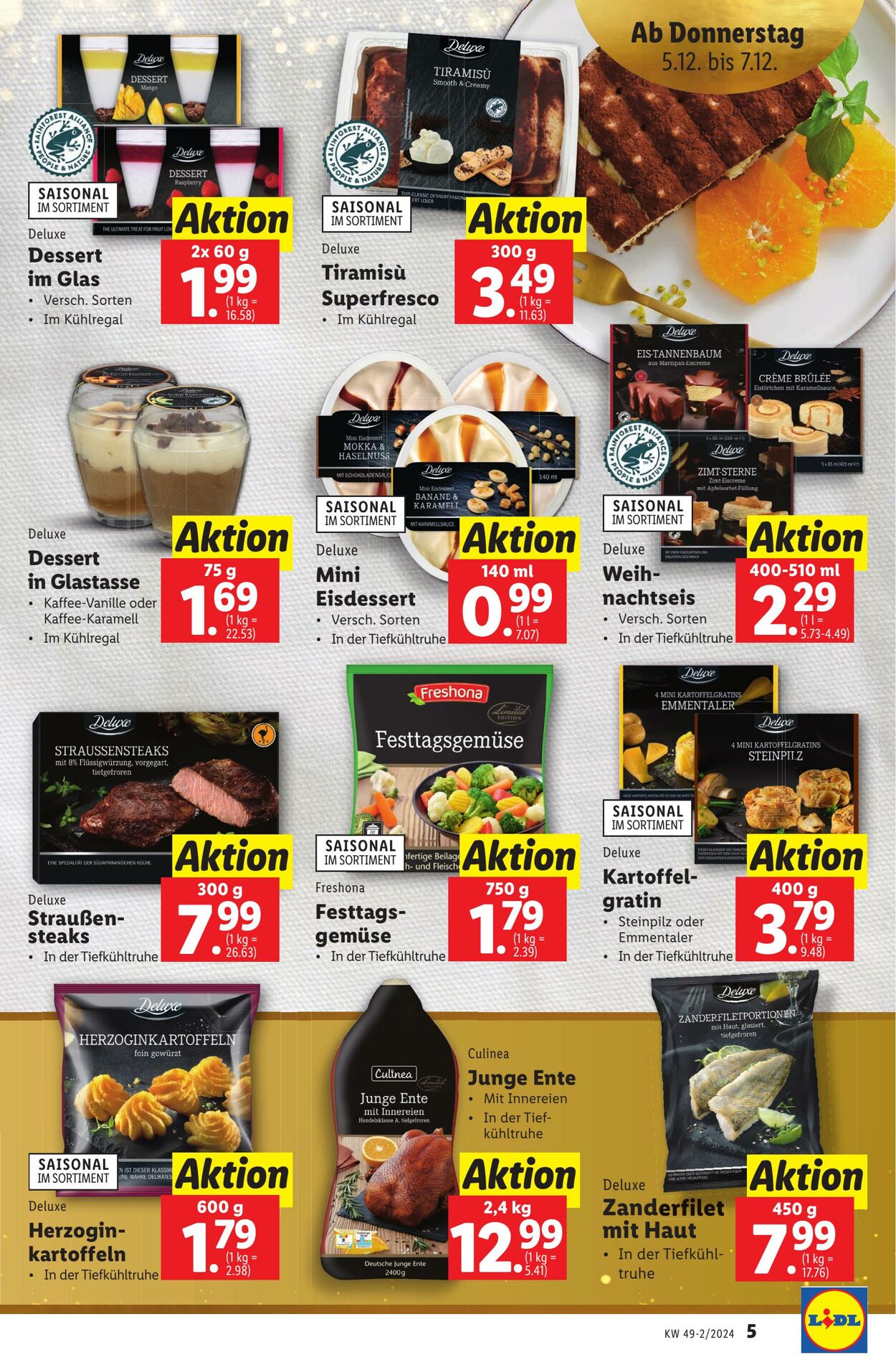 Prospekt Lidl 05.12.2024 - 11.12.2024