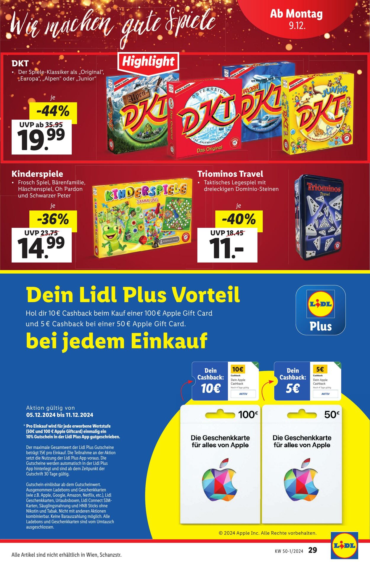 Prospekt Lidl 05.12.2024 - 11.12.2024