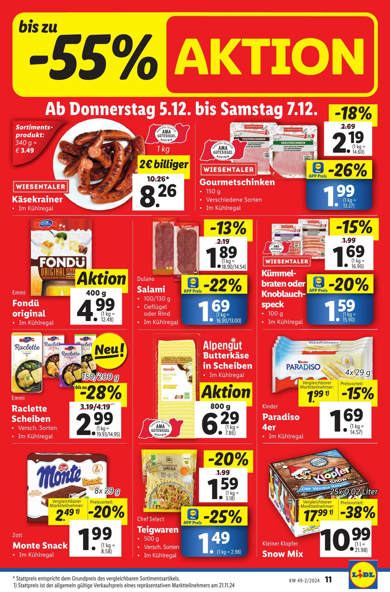 Prospekt Lidl 05.12.2024 - 11.12.2024