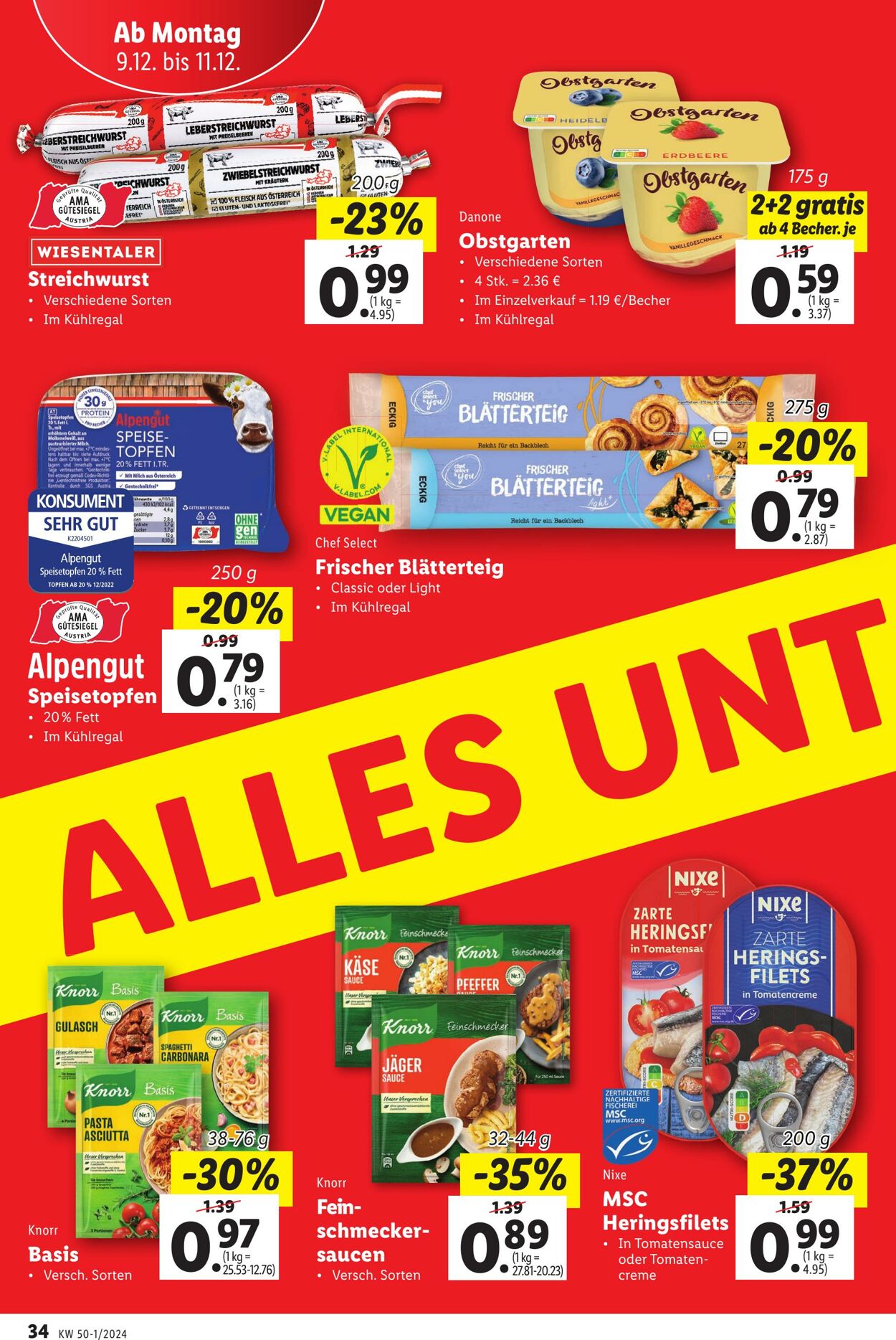 Prospekt Lidl 05.12.2024 - 11.12.2024