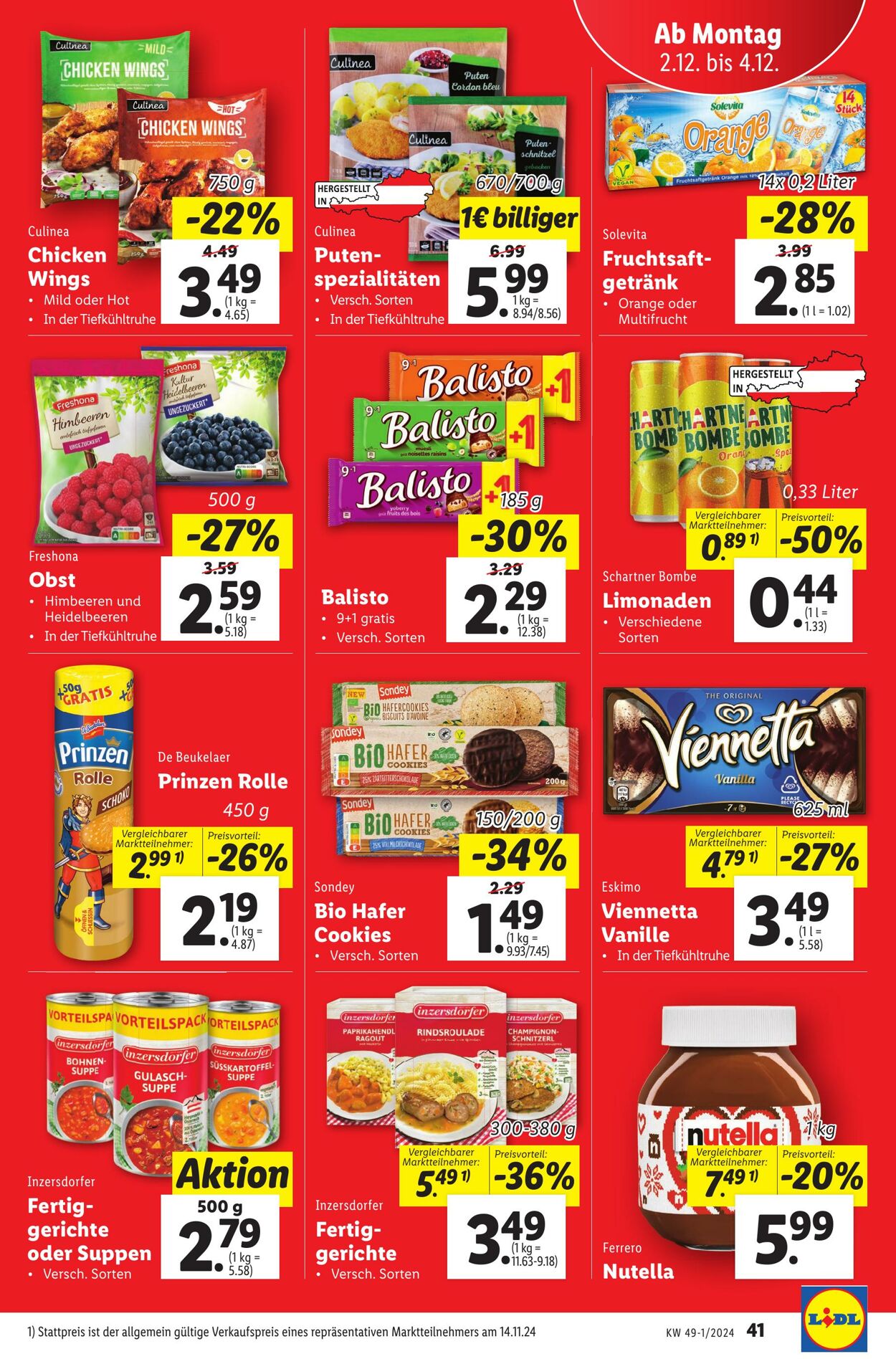 Prospekt Lidl 28.11.2024 - 04.12.2024