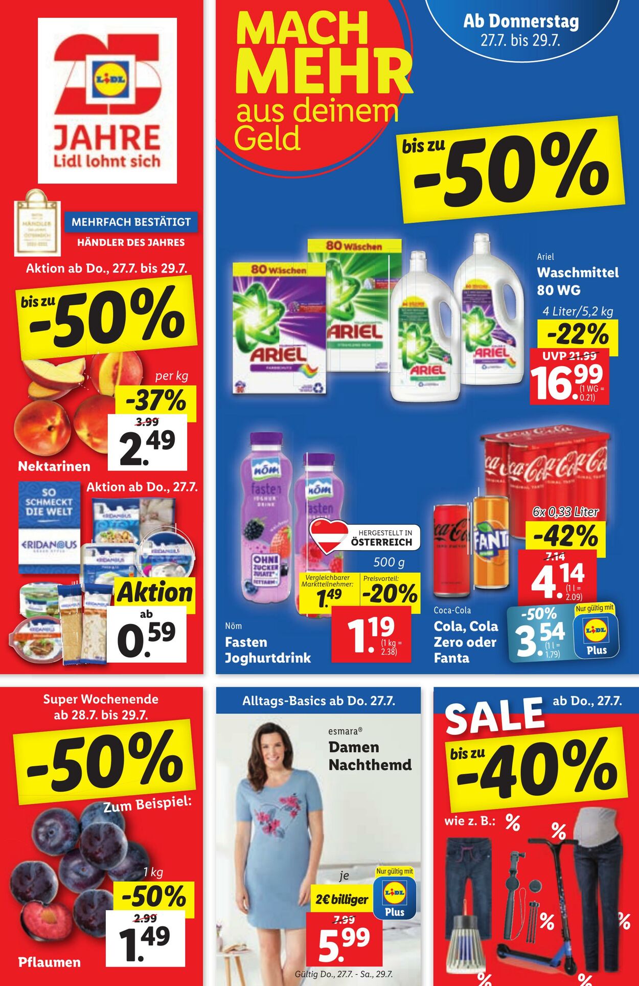 Prospekt Lidl 27.07.2023 - 02.08.2023