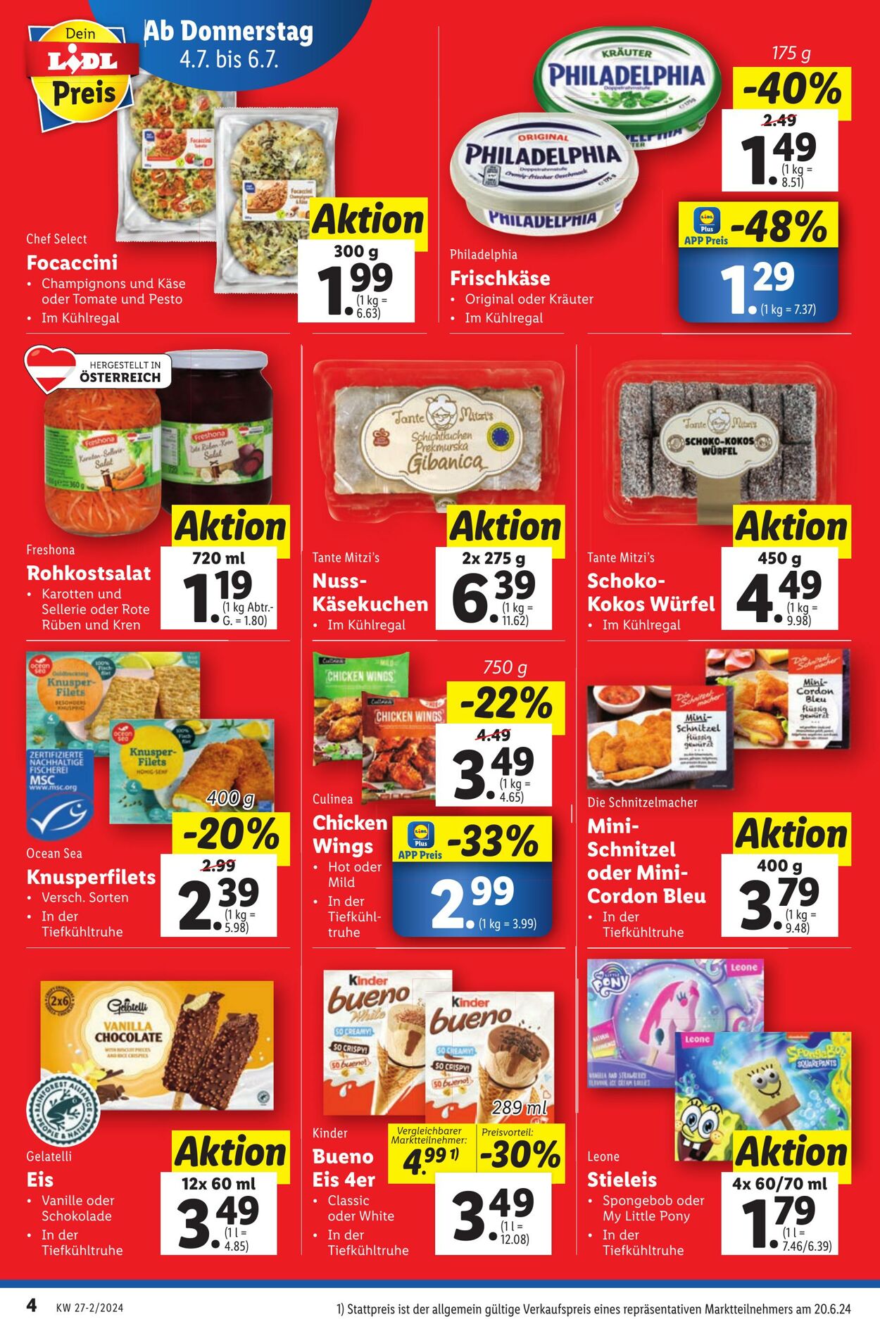 Prospekt Lidl 04.07.2024 - 10.07.2024