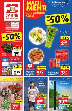 Prospekt Lidl 11.05.2023 - 16.05.2023