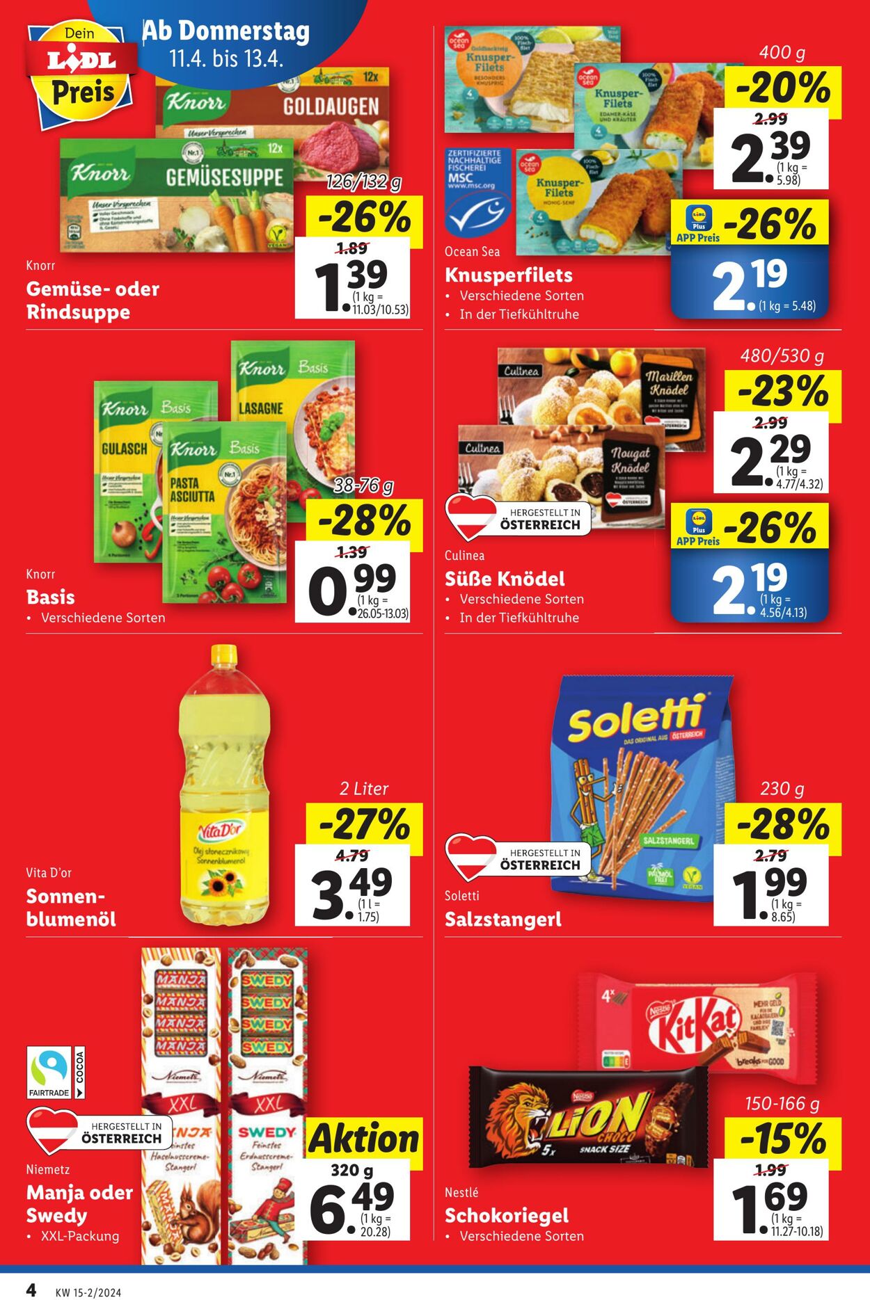 Prospekt Lidl 11.04.2024 - 17.04.2024