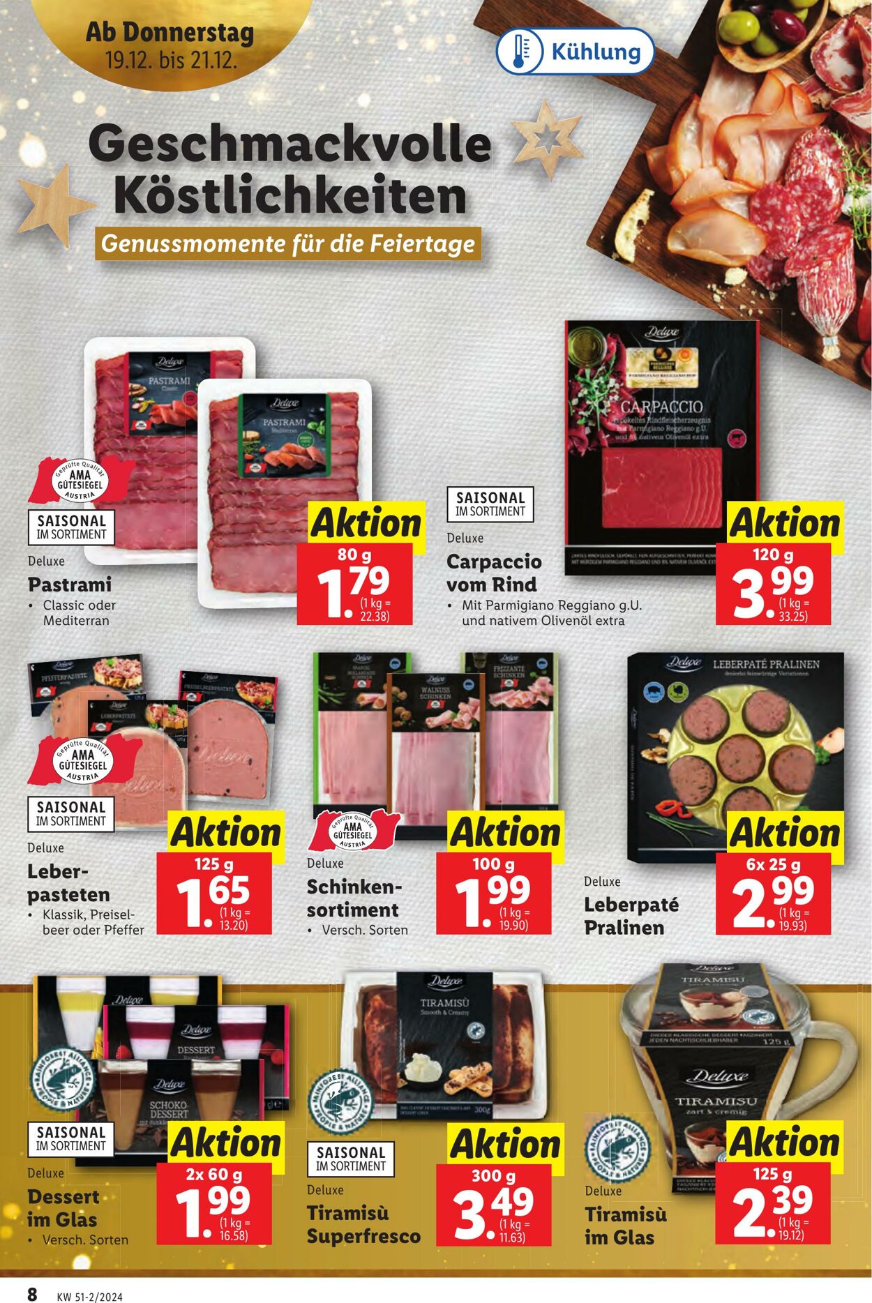 Prospekt Lidl 19.12.2024 - 24.12.2024