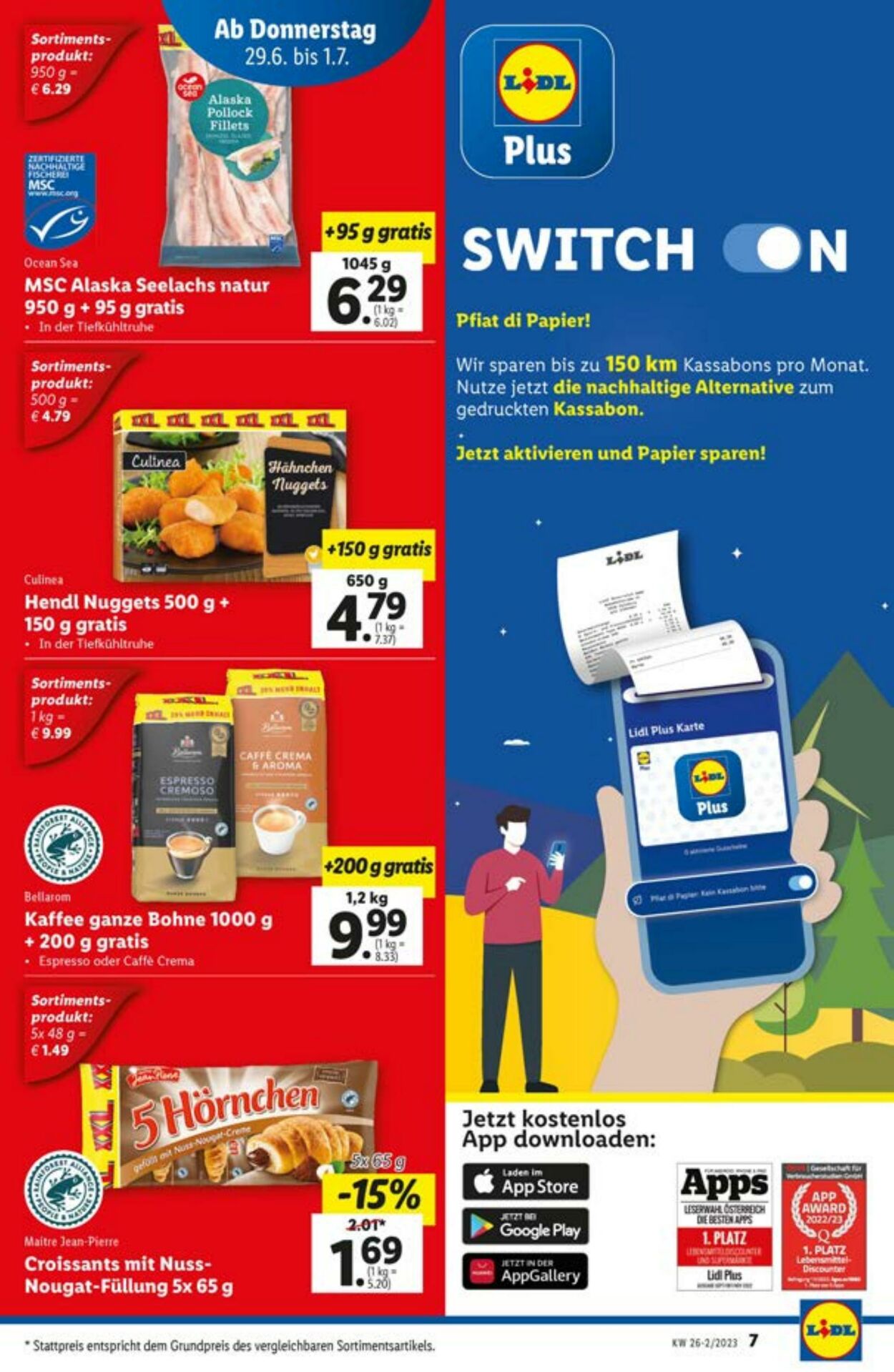 Prospekt Lidl 29.06.2023 - 05.07.2023