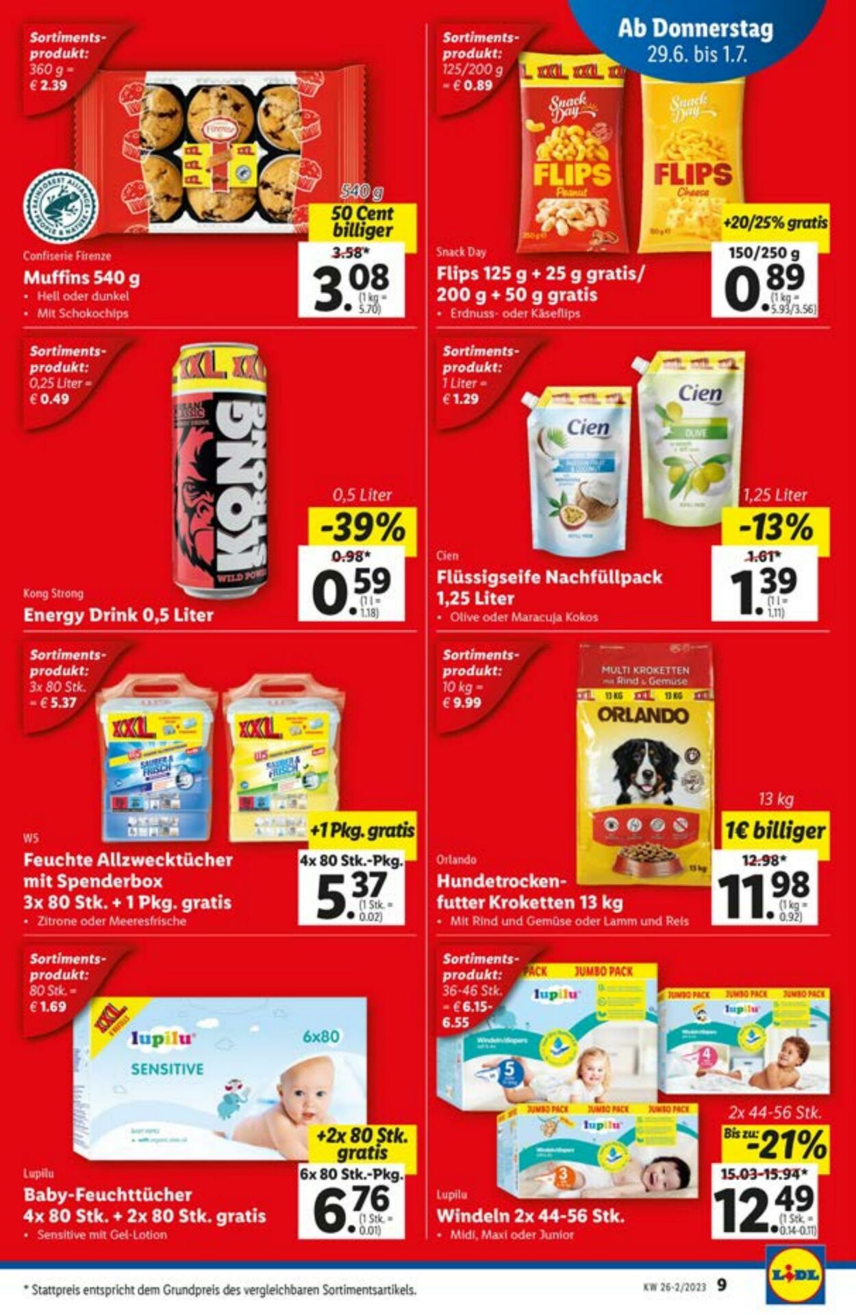 Prospekt Lidl 29.06.2023 - 05.07.2023