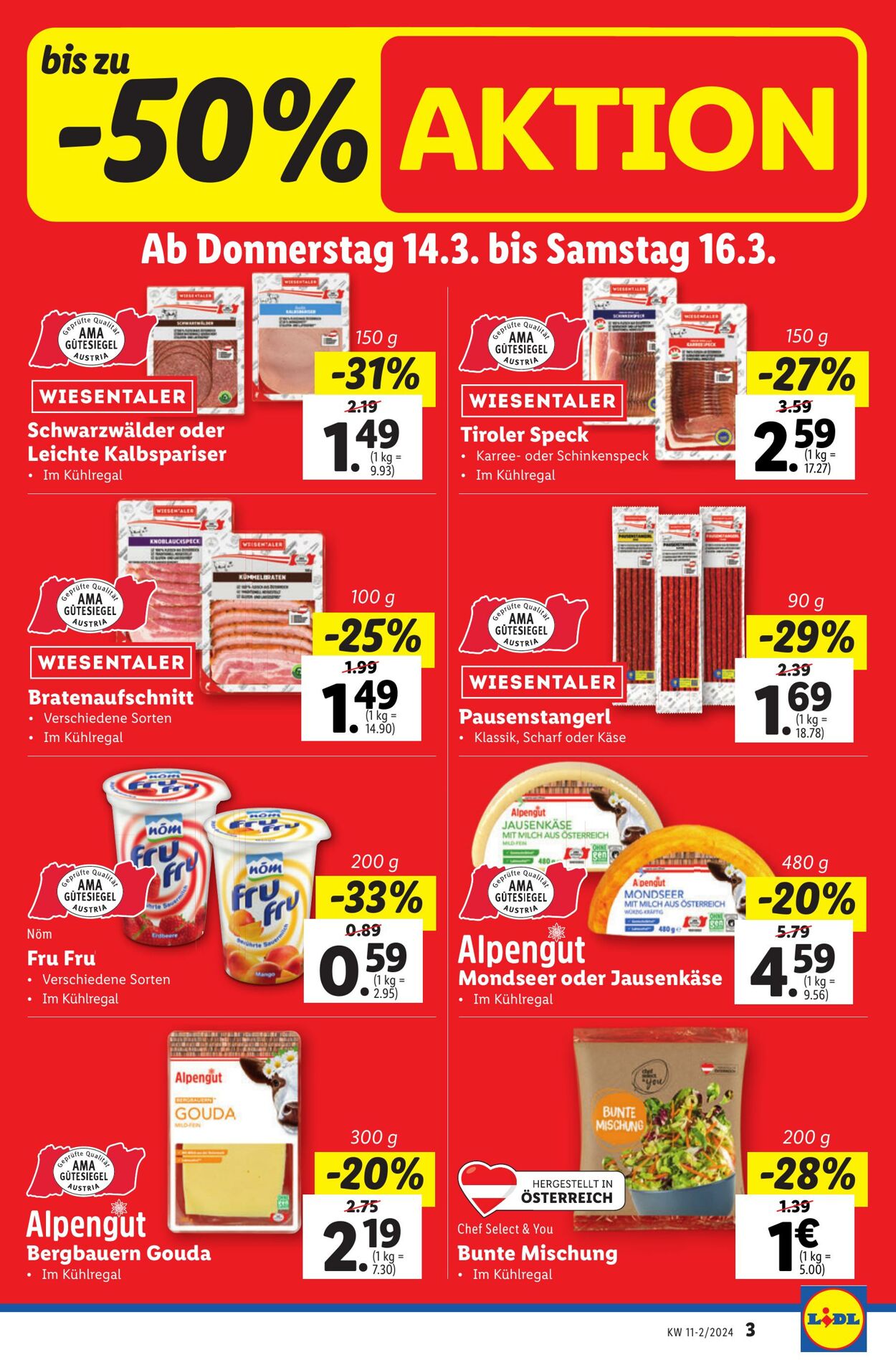 Prospekt Lidl 14.03.2024 - 20.03.2024