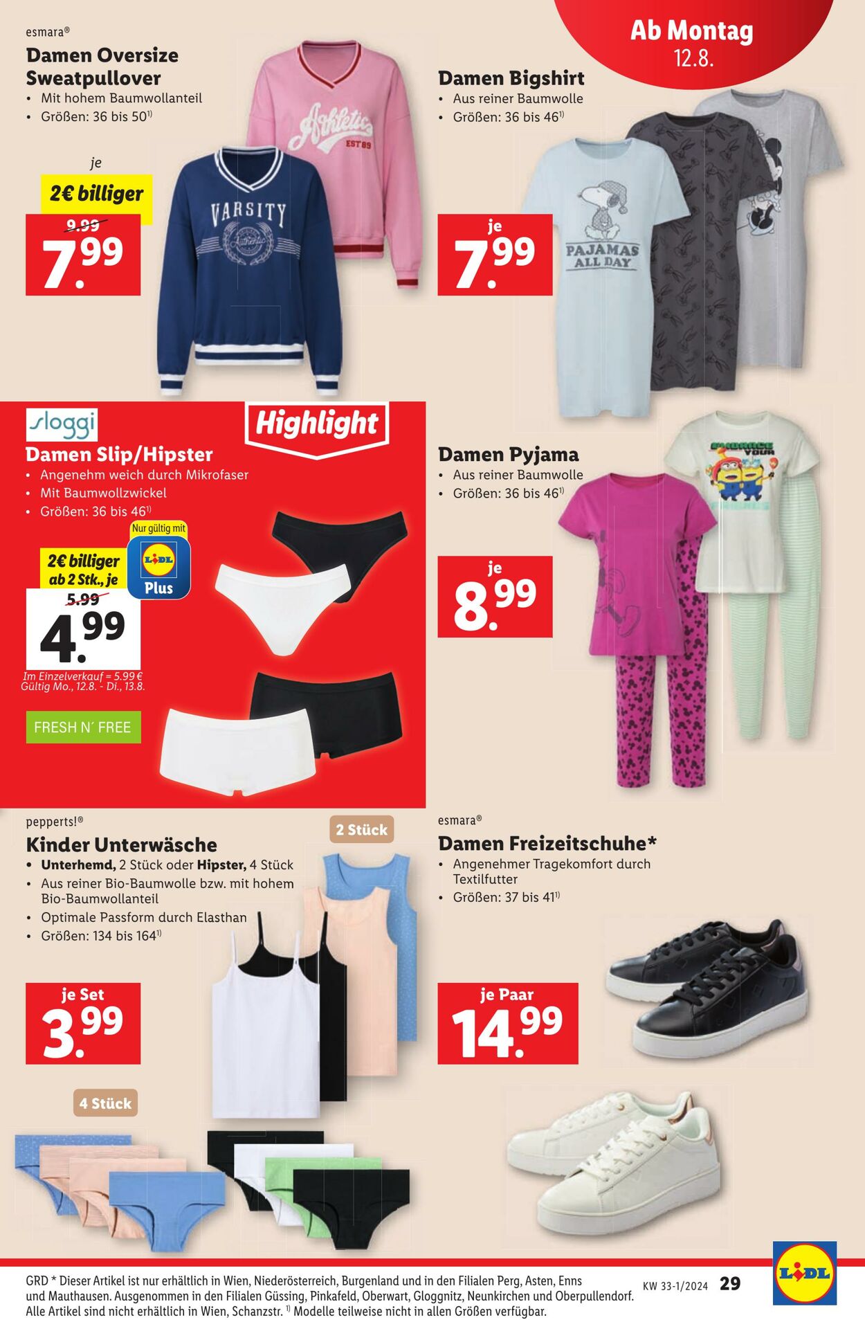 Prospekt Lidl 08.08.2024 - 14.08.2024