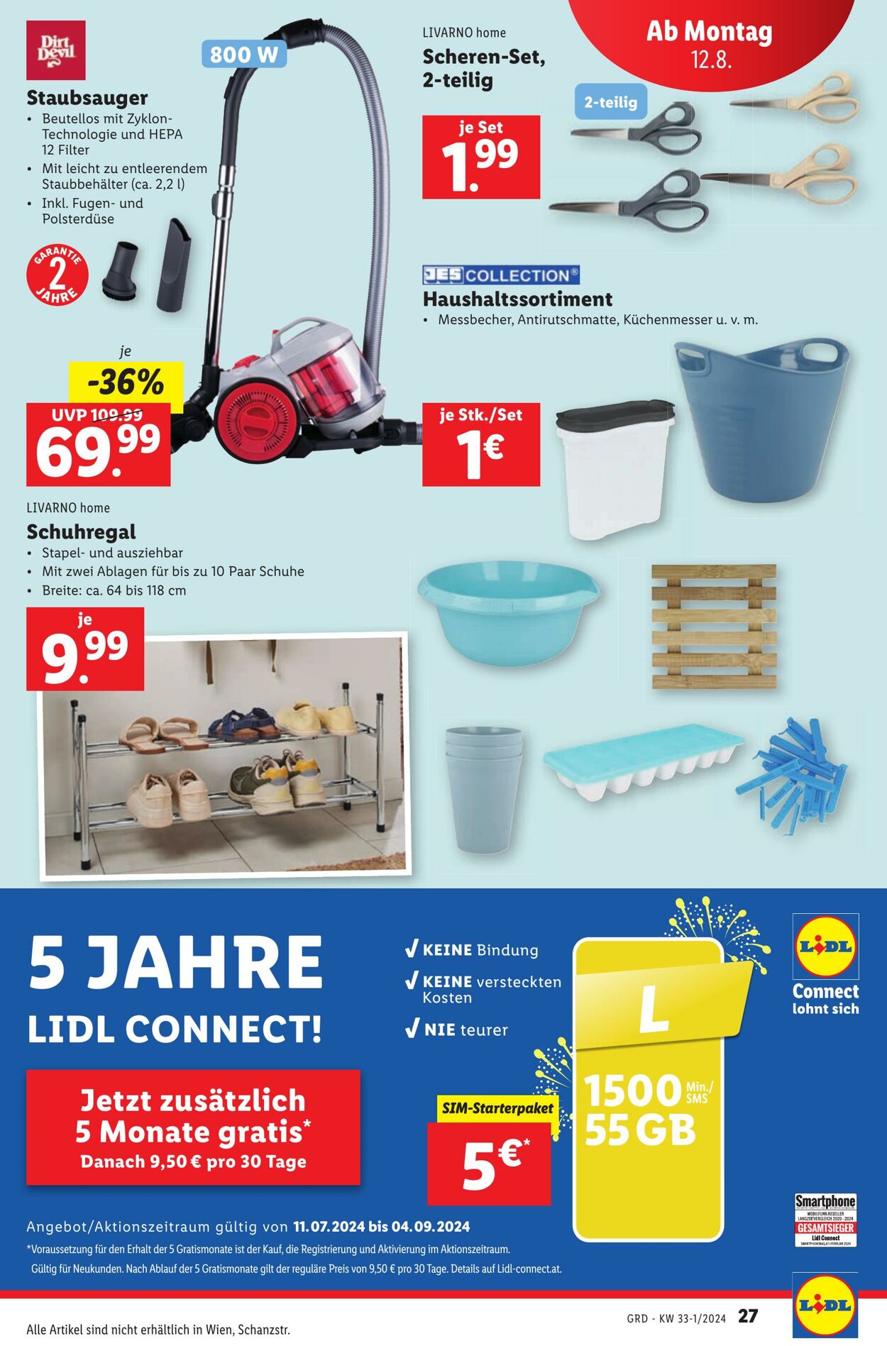 Prospekt Lidl 08.08.2024 - 14.08.2024