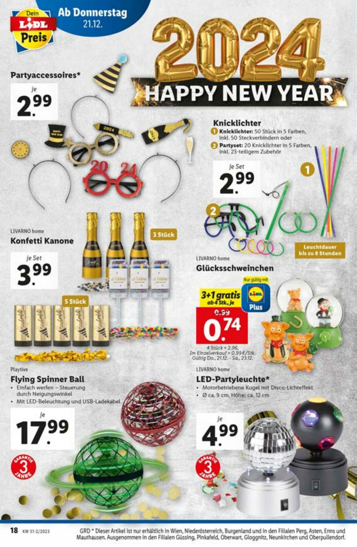 Prospekt Lidl 21.12.2023 - 23.12.2023