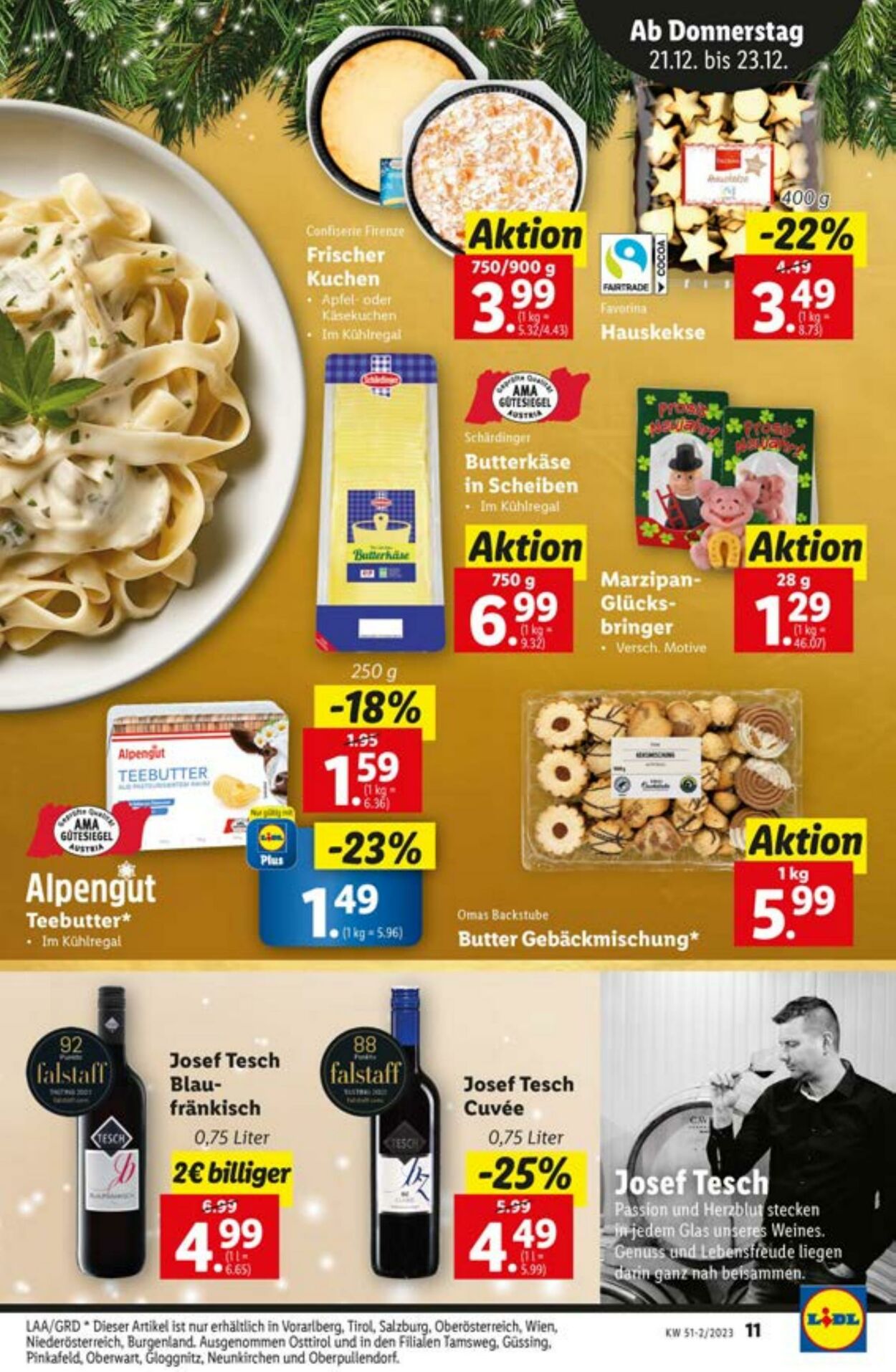 Prospekt Lidl 21.12.2023 - 23.12.2023