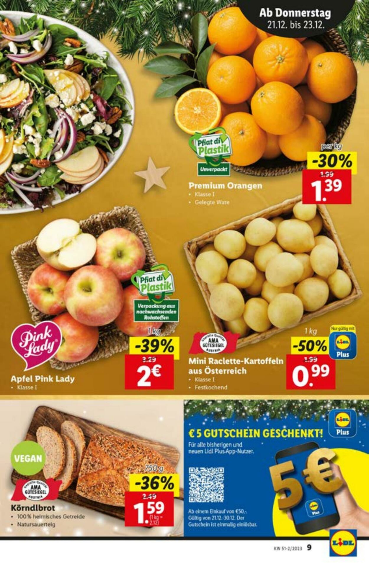 Prospekt Lidl 21.12.2023 - 23.12.2023