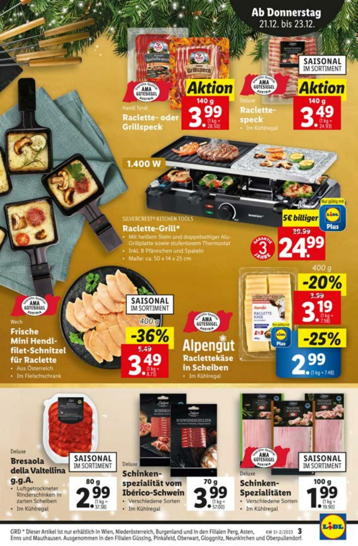 Prospekt Lidl 21.12.2023 - 23.12.2023