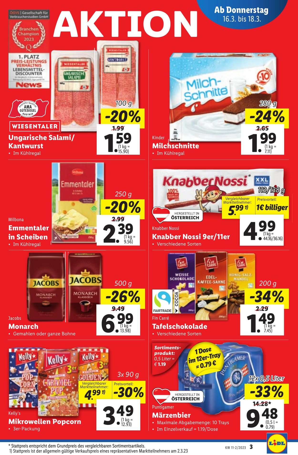 Prospekt Lidl 16.03.2023 - 22.03.2023