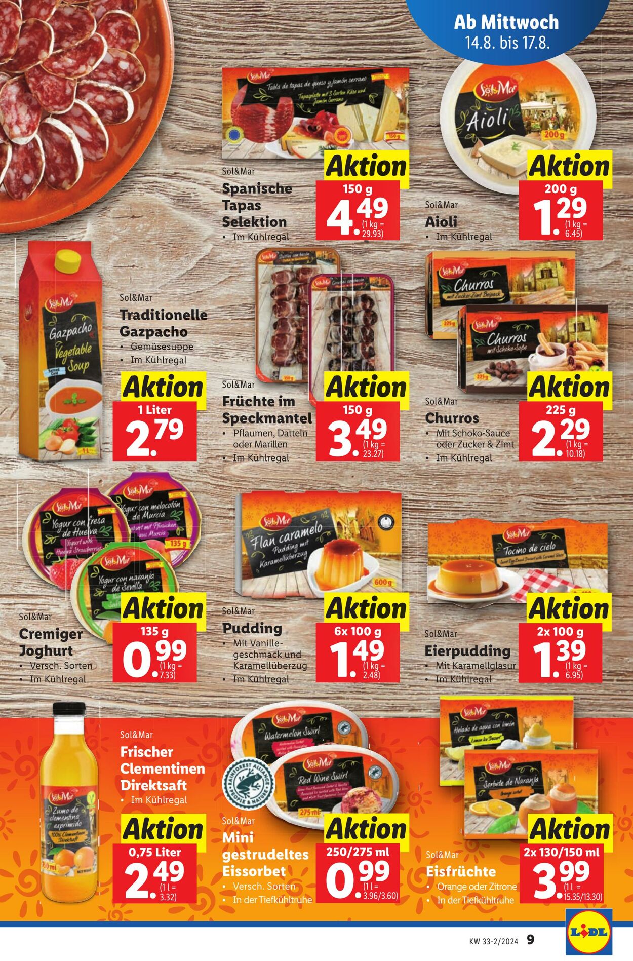 Prospekt Lidl 14.08.2024 - 21.08.2024