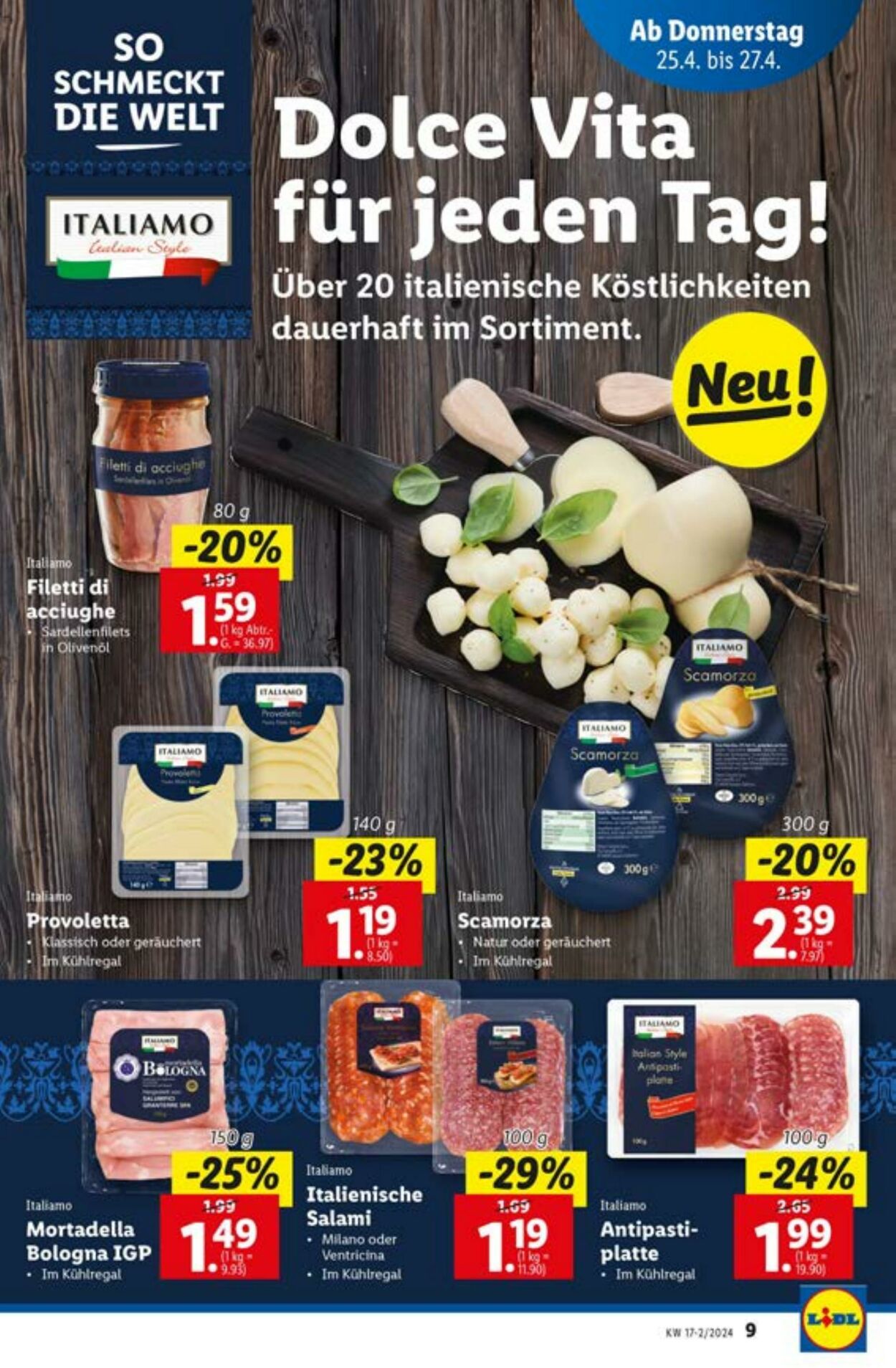 Prospekt Lidl 25.04.2024 - 25.04.2024