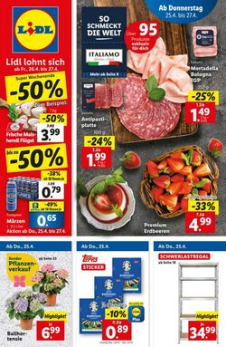 Prospekt Lidl 25.04.2024 - 25.04.2024