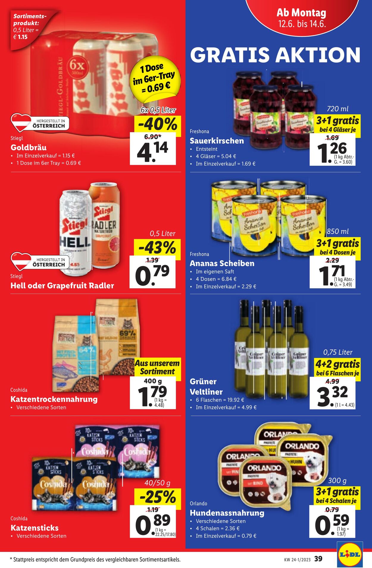 Prospekt Lidl 07.06.2023 - 14.06.2023