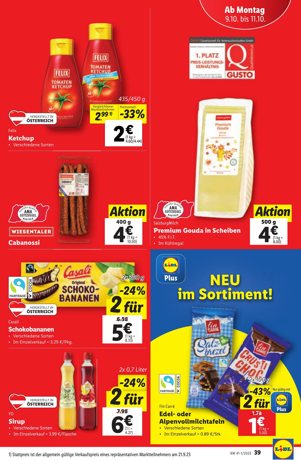 Prospekt Lidl 05.10.2023 - 11.10.2023