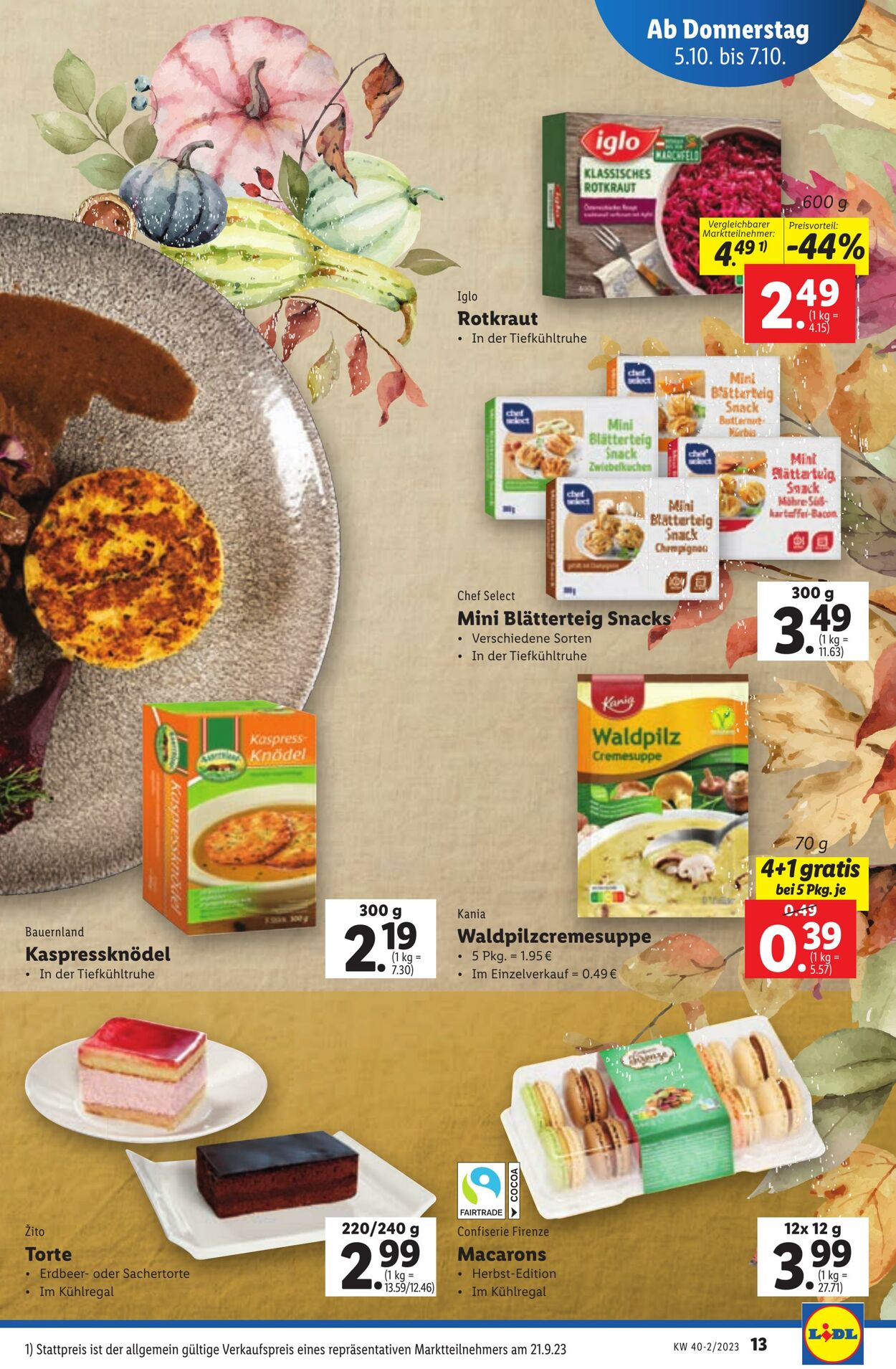 Prospekt Lidl 05.10.2023 - 11.10.2023