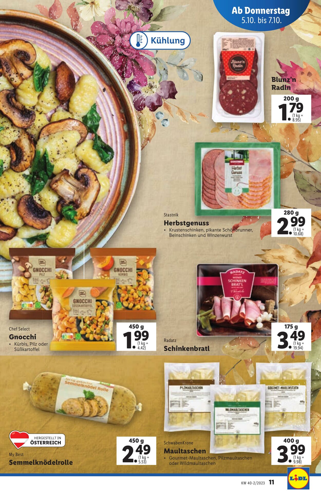 Prospekt Lidl 05.10.2023 - 11.10.2023