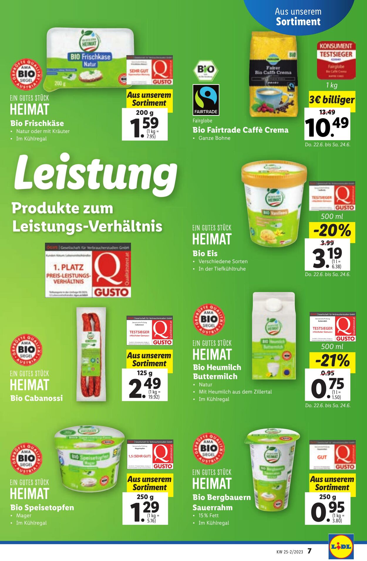 Prospekt Lidl 22.06.2023 - 28.06.2023