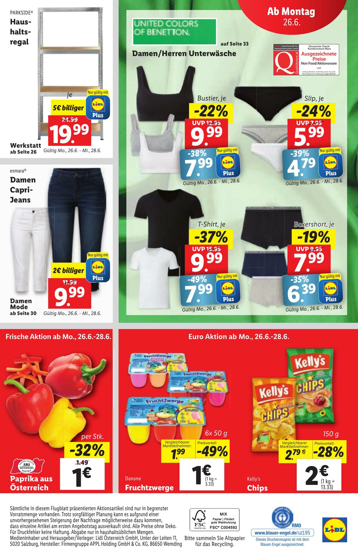 Prospekt Lidl 22.06.2023 - 28.06.2023