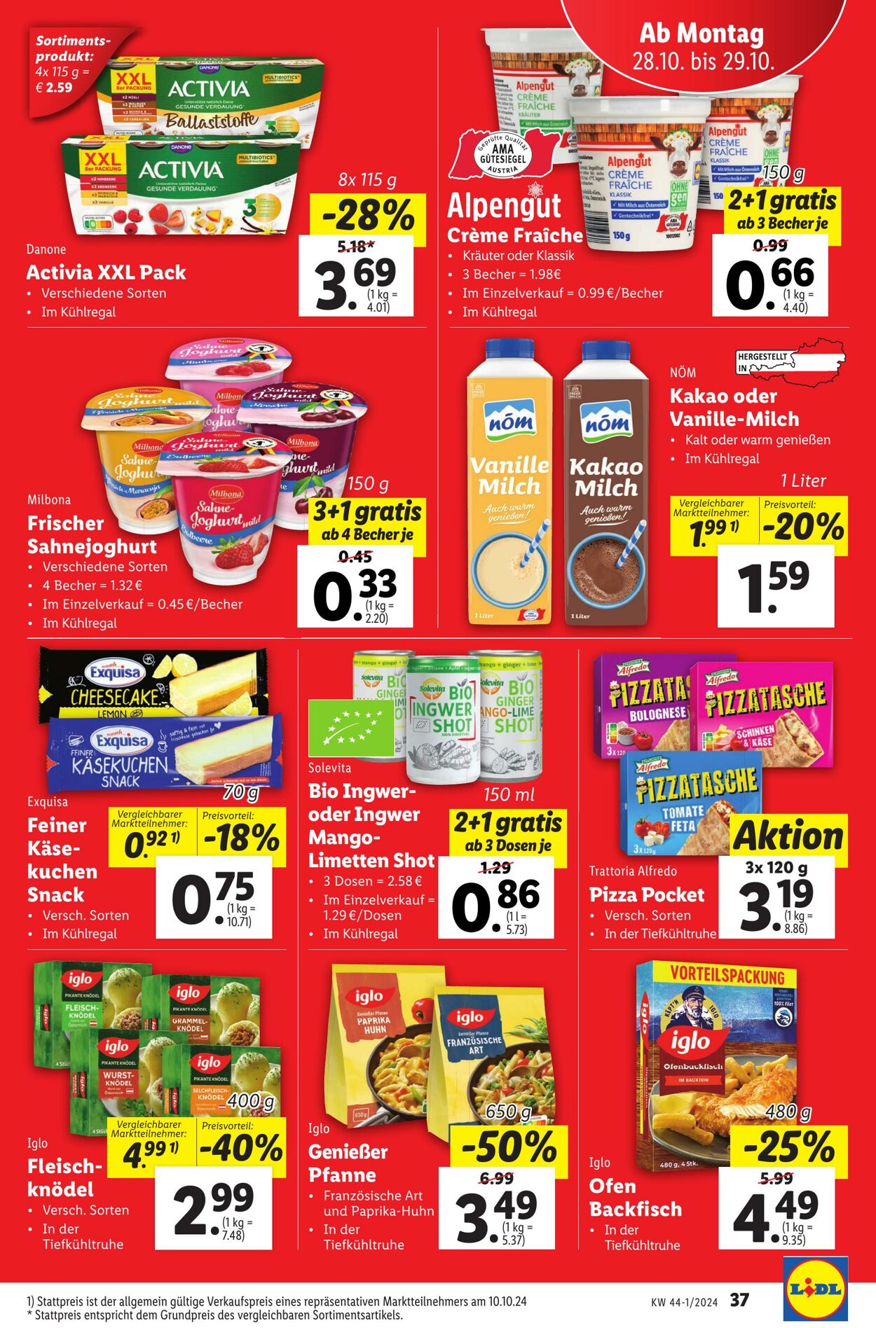 Prospekt Lidl 23.10.2024 - 29.10.2024