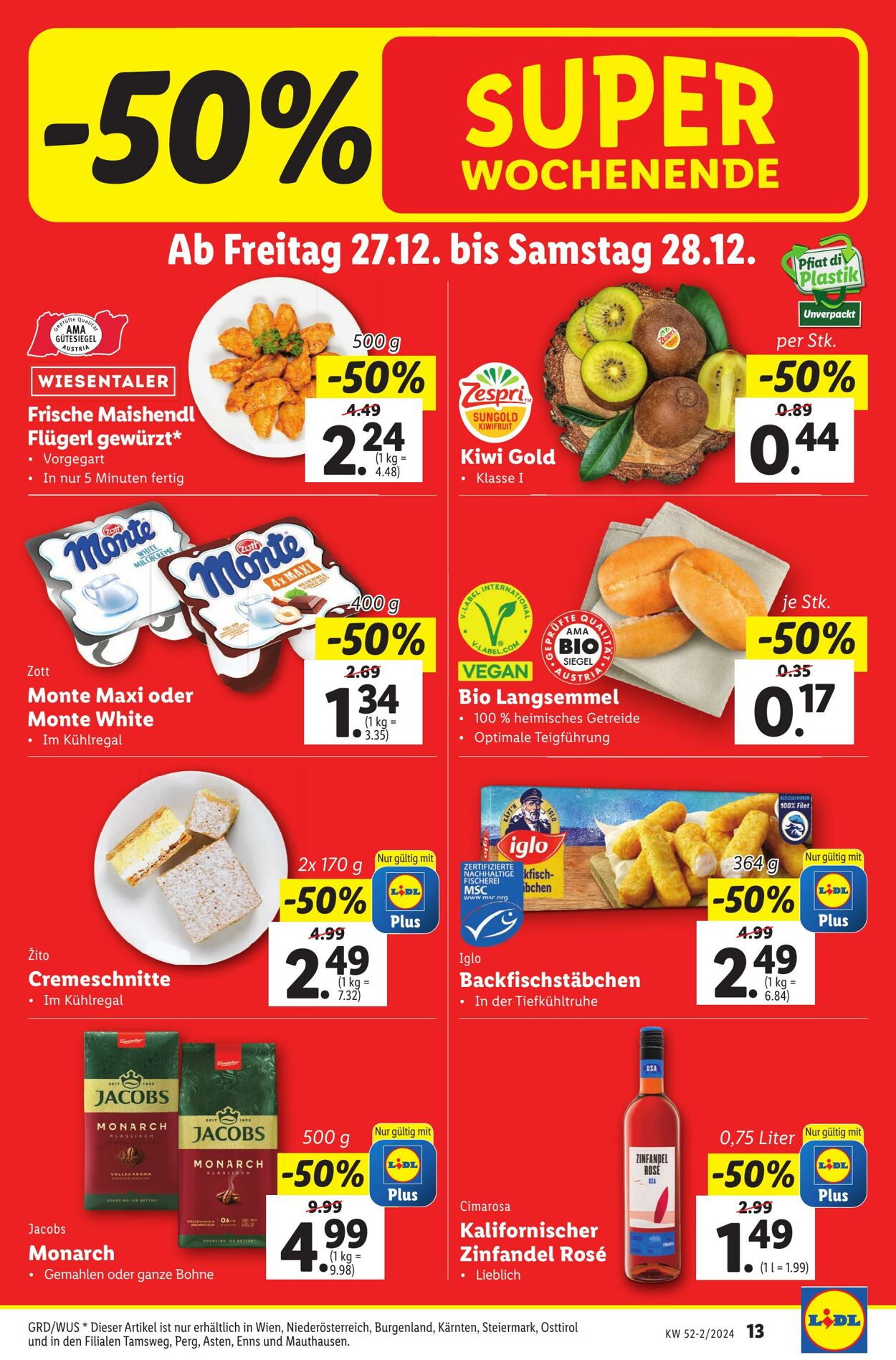 Prospekt Lidl 27.12.2024 - 28.12.2024