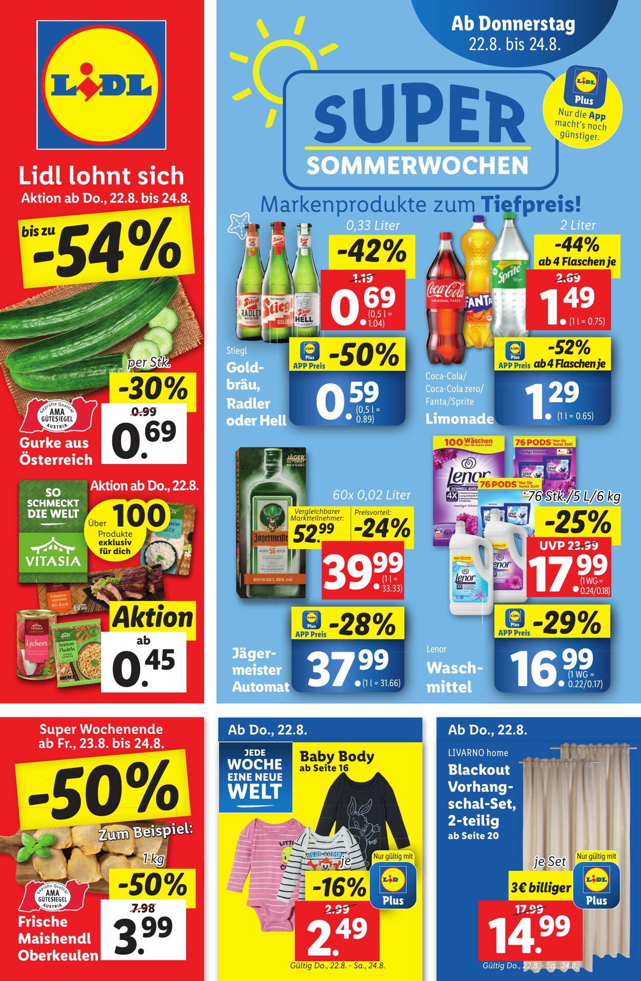 Prospekt Lidl 22.08.2024 - 28.08.2024