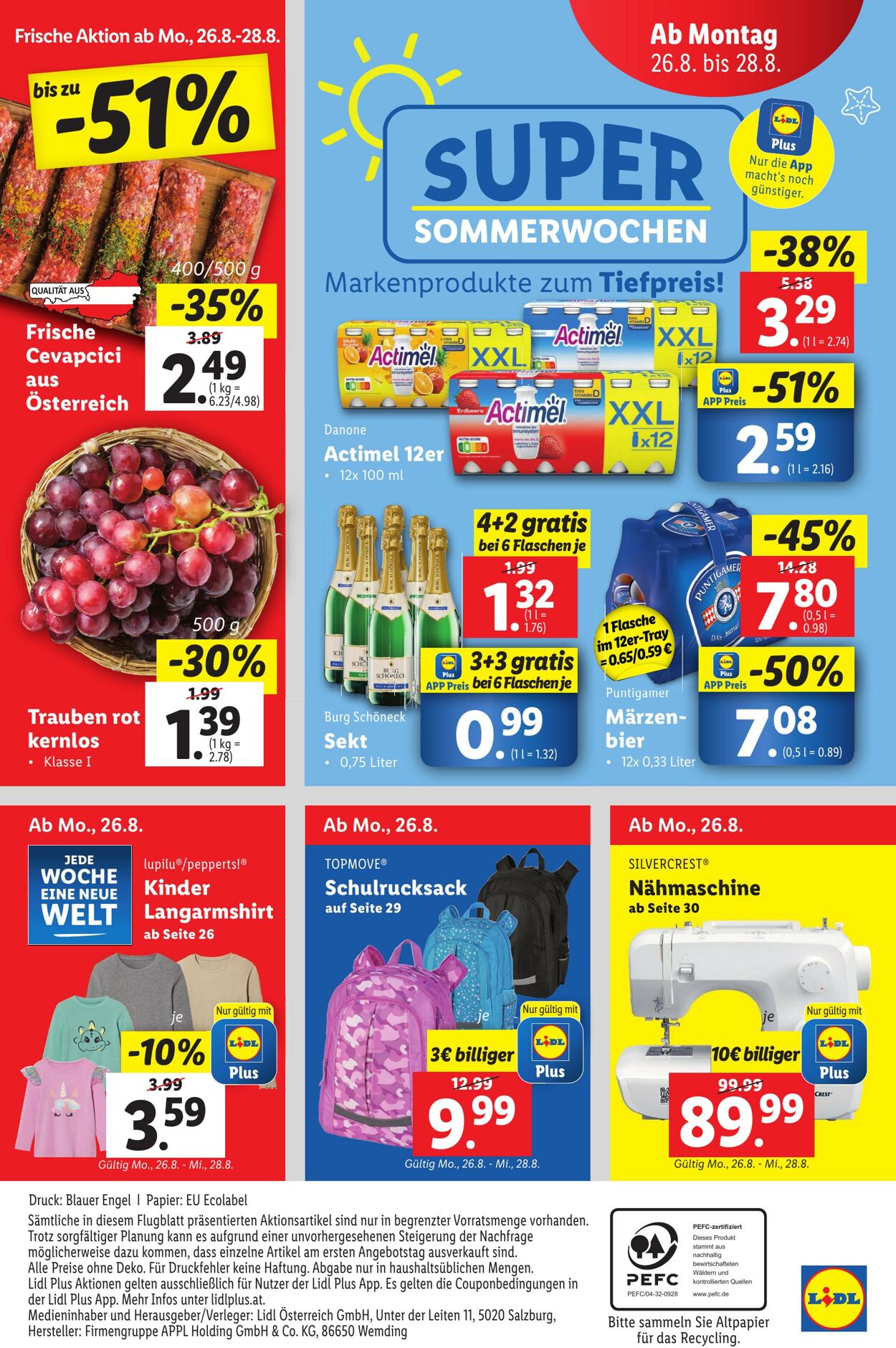 Prospekt Lidl 22.08.2024 - 28.08.2024