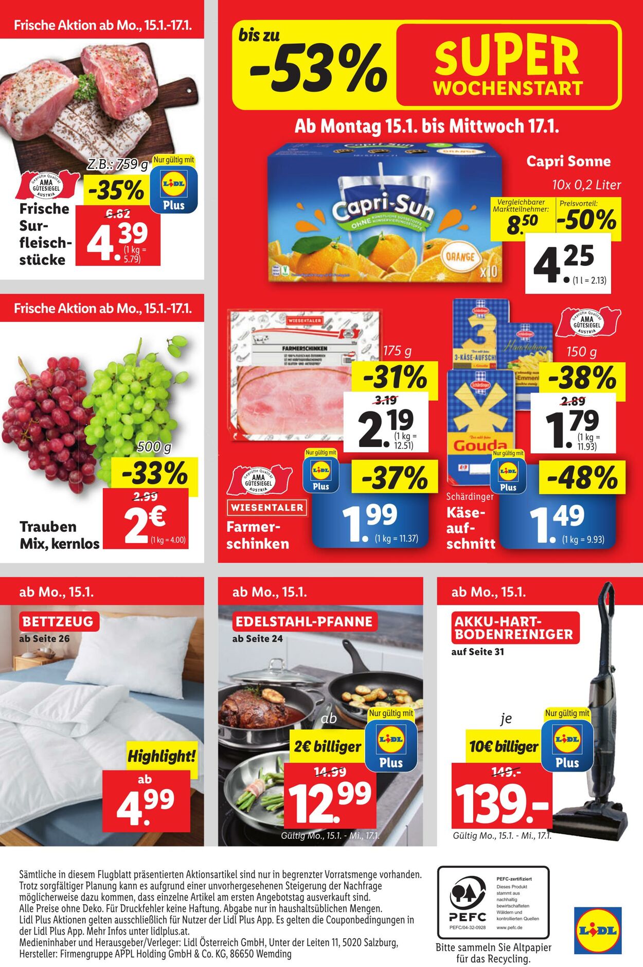 Prospekt Lidl 11.01.2024 - 13.01.2024