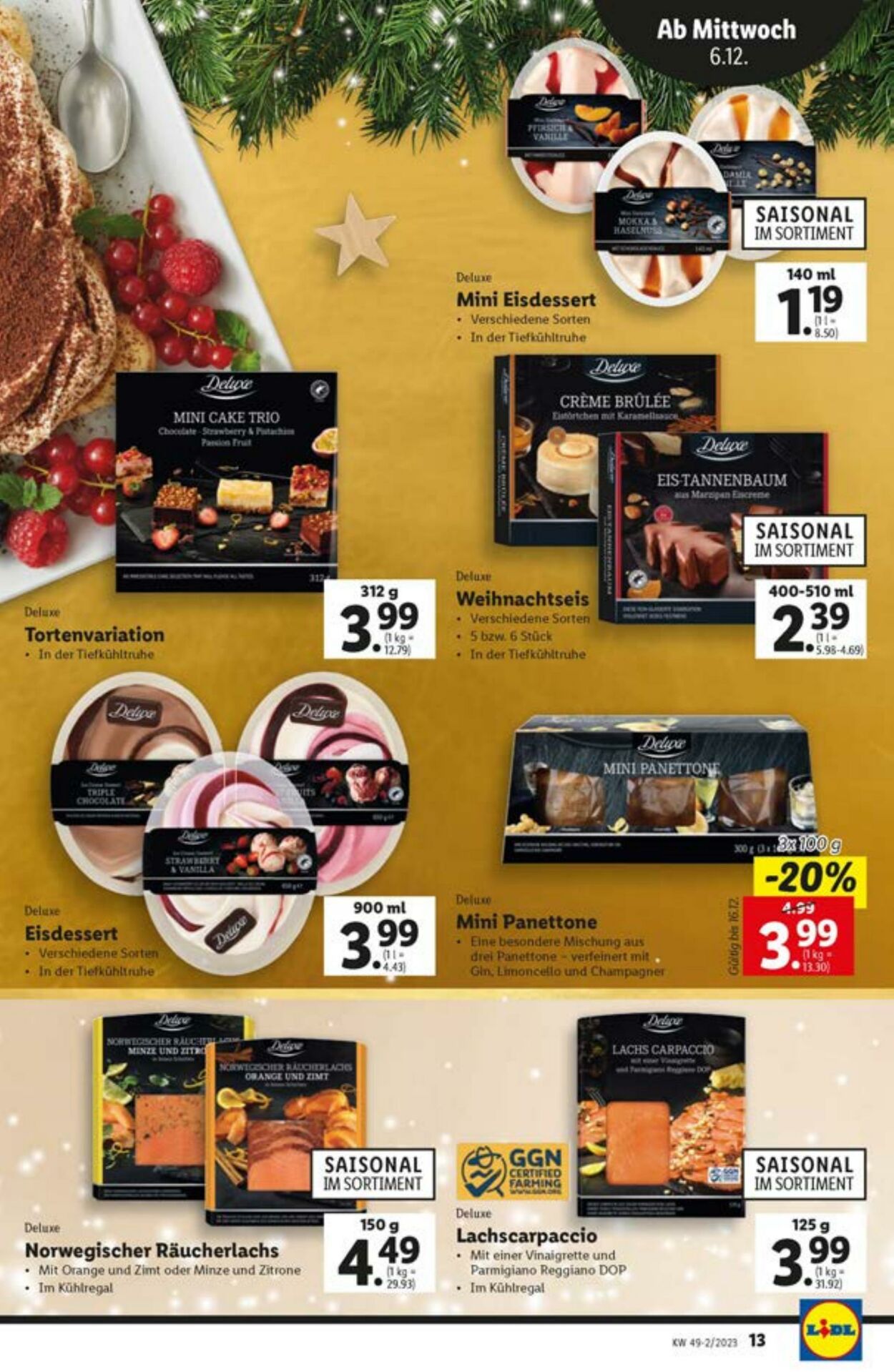 Prospekt Lidl 06.12.2023 - 13.12.2023