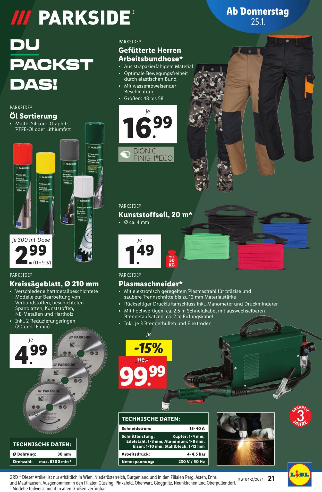 Prospekt Lidl 25.01.2024 - 31.01.2024